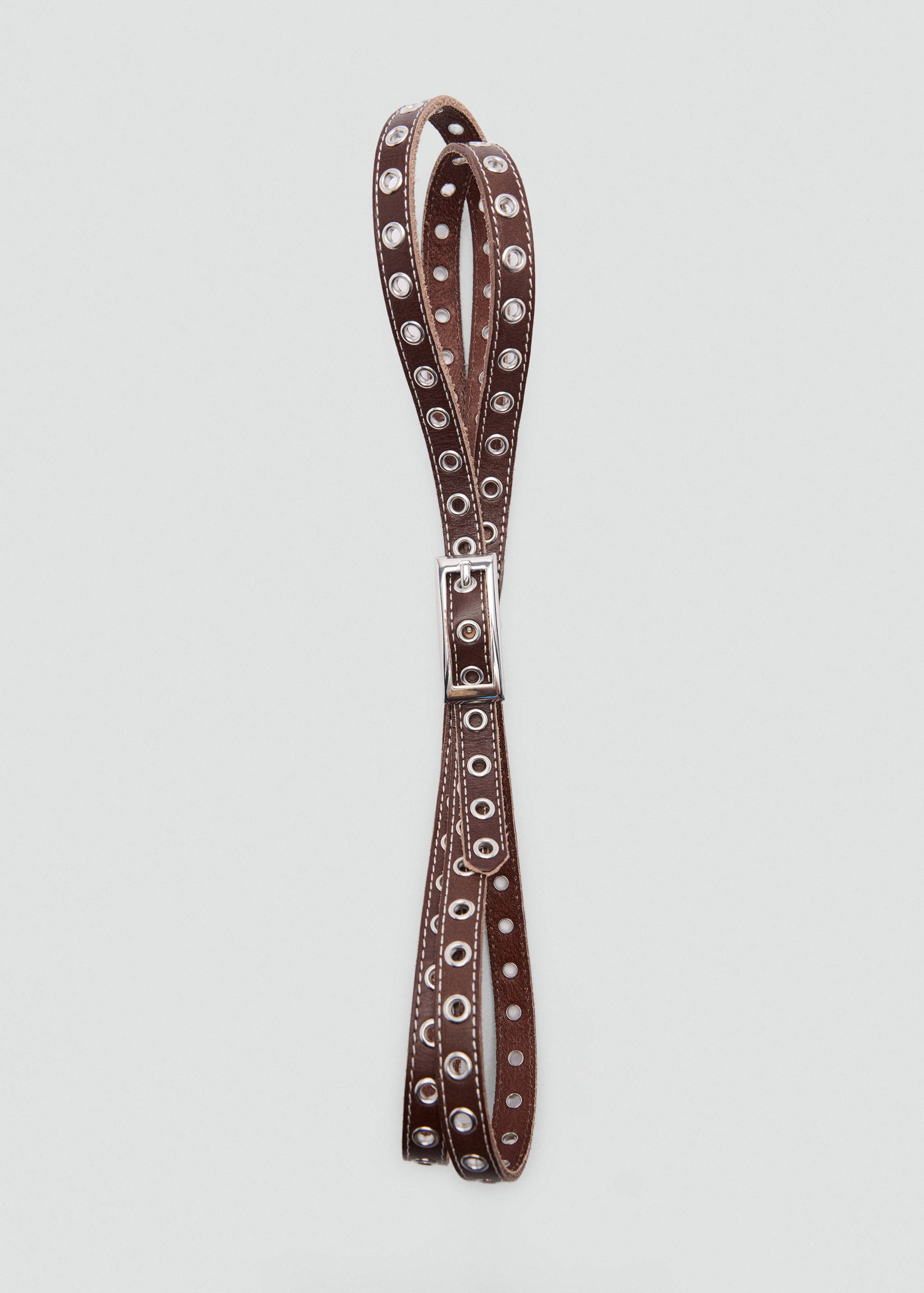 Laser-cut leather belt - Details of the article 1