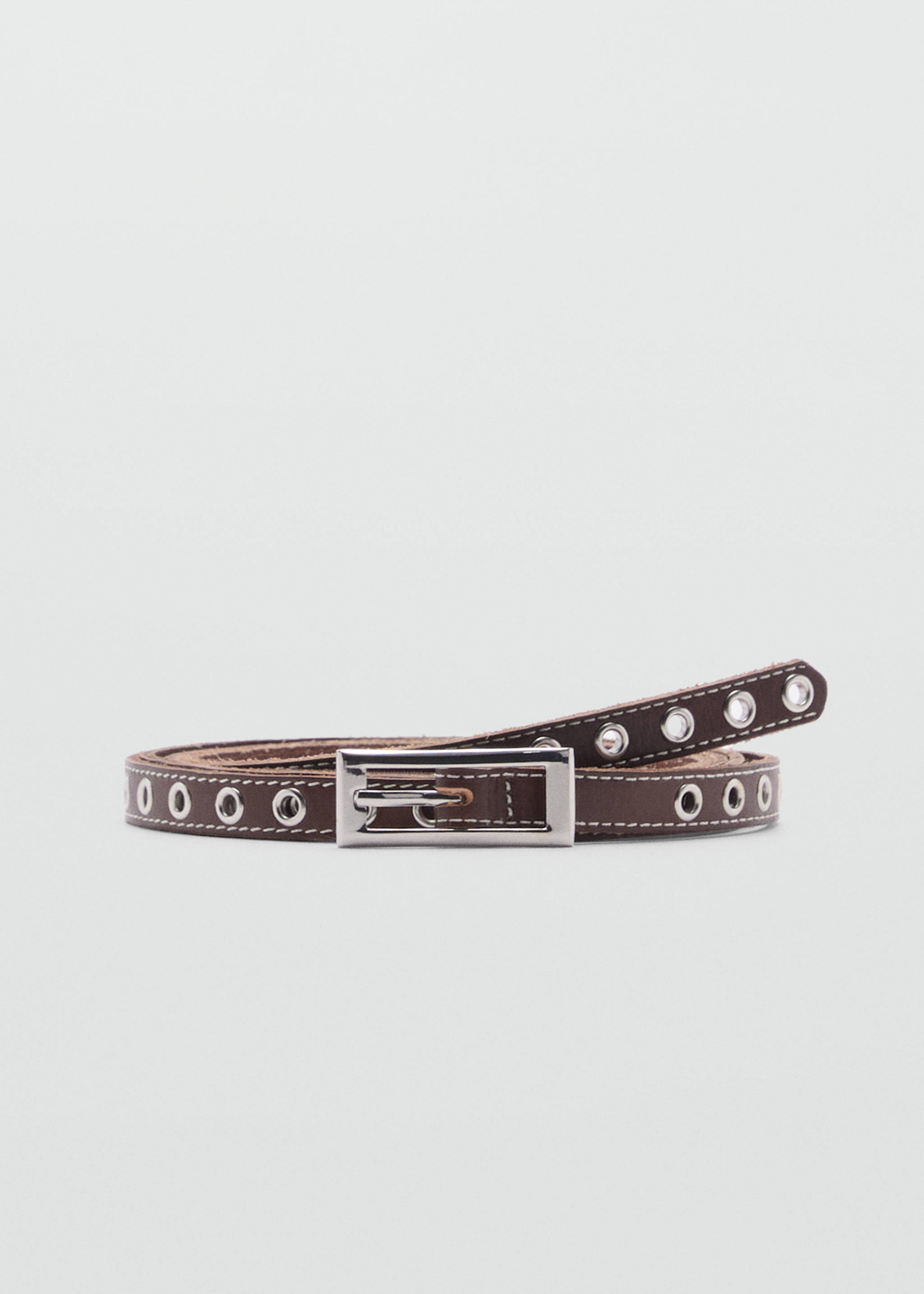 Laser-cut leather belt - Article without model