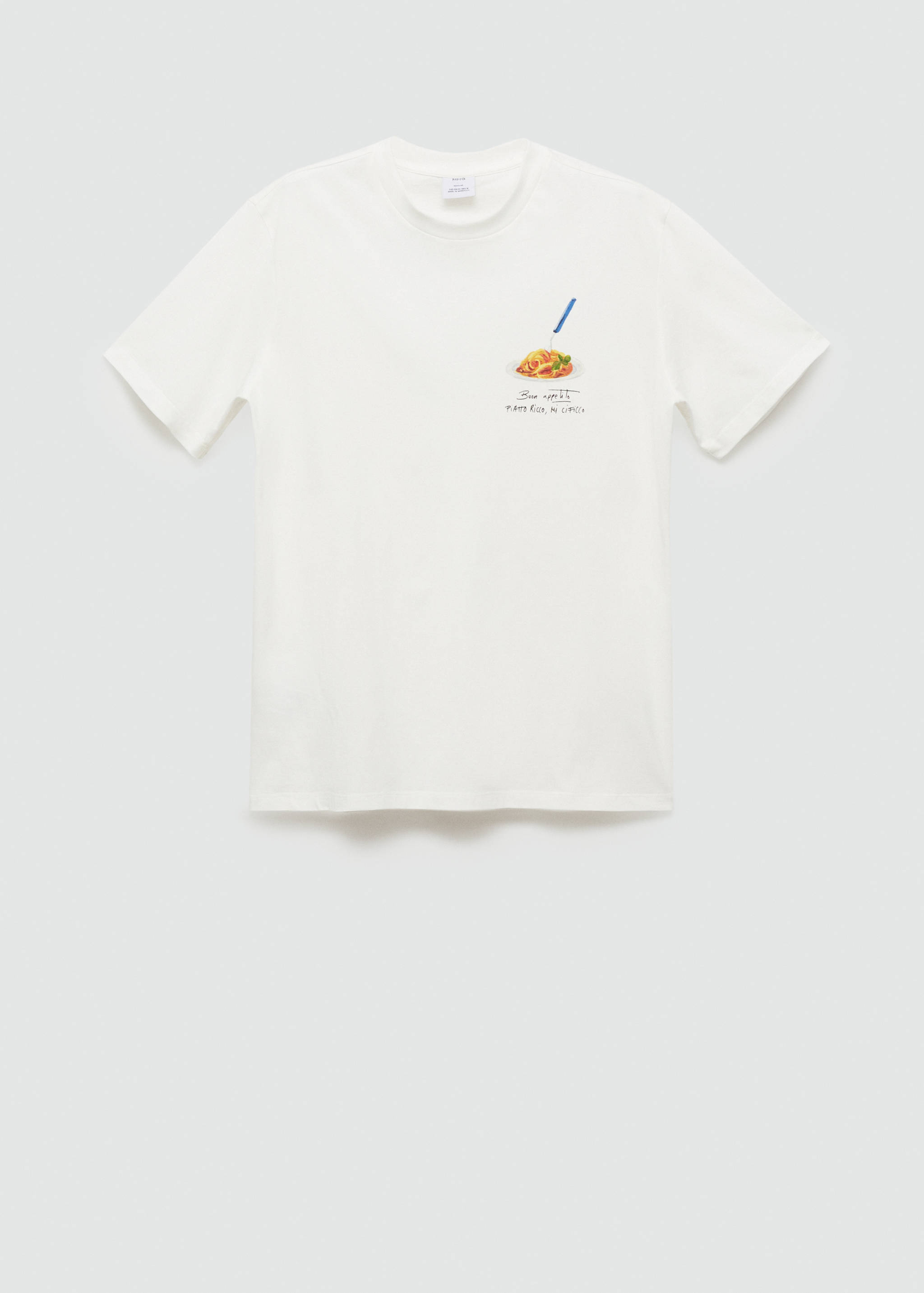 Gemustertes T-Shirt aus 100 % Baumwolle - Artikel ohne Model