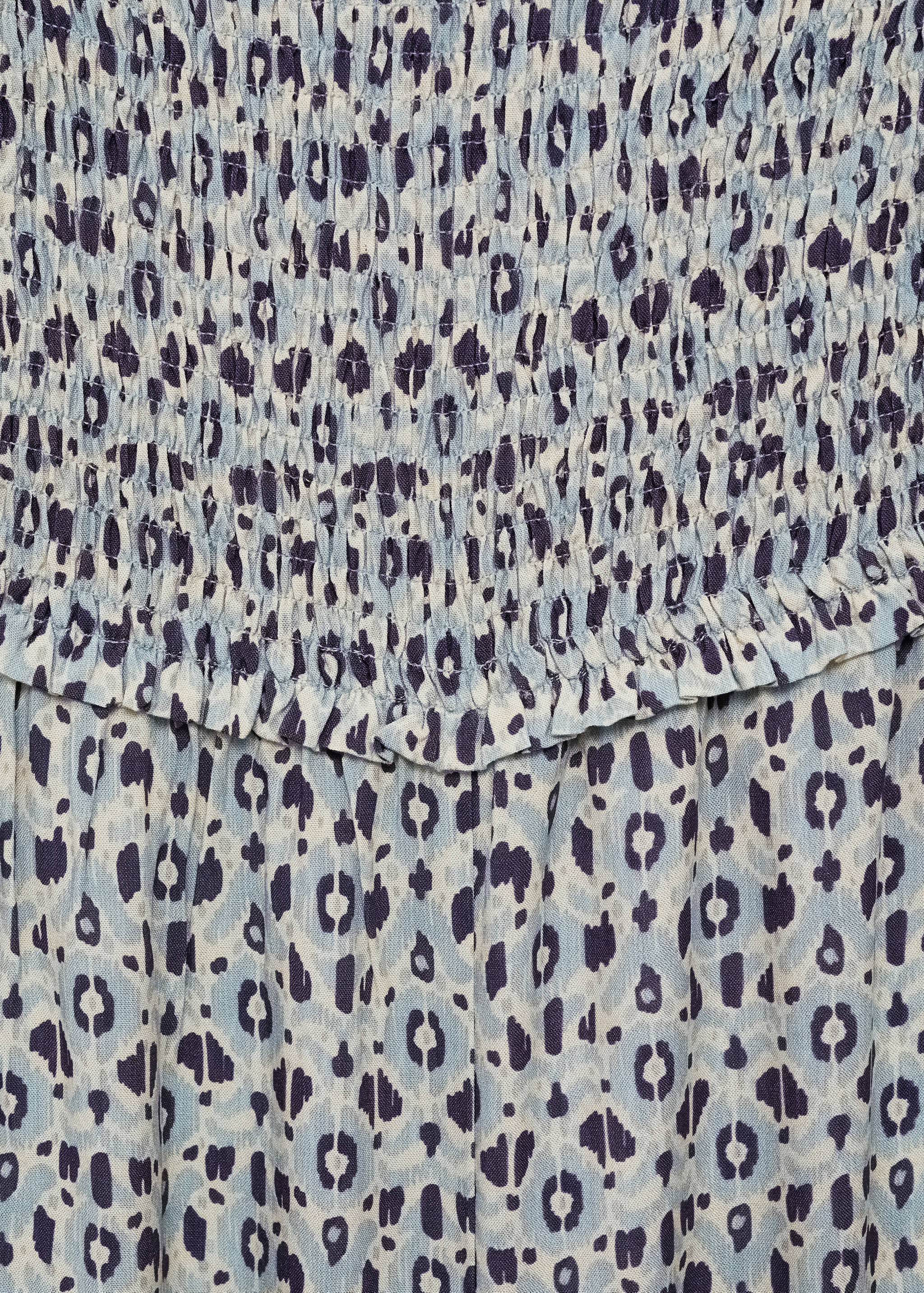 Printed strapless jumpsuit - Details of the article 8