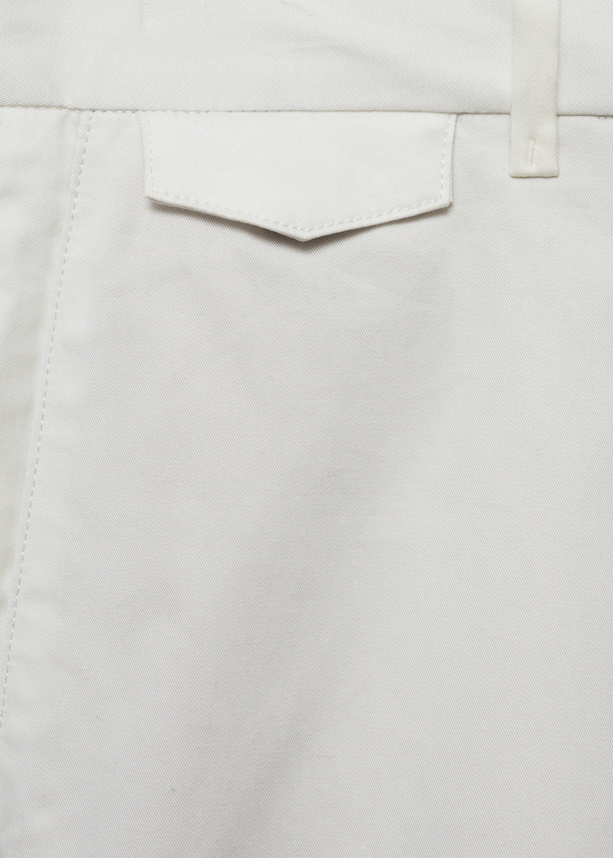 Slim fit cotton Bermuda shorts - Details of the article 0