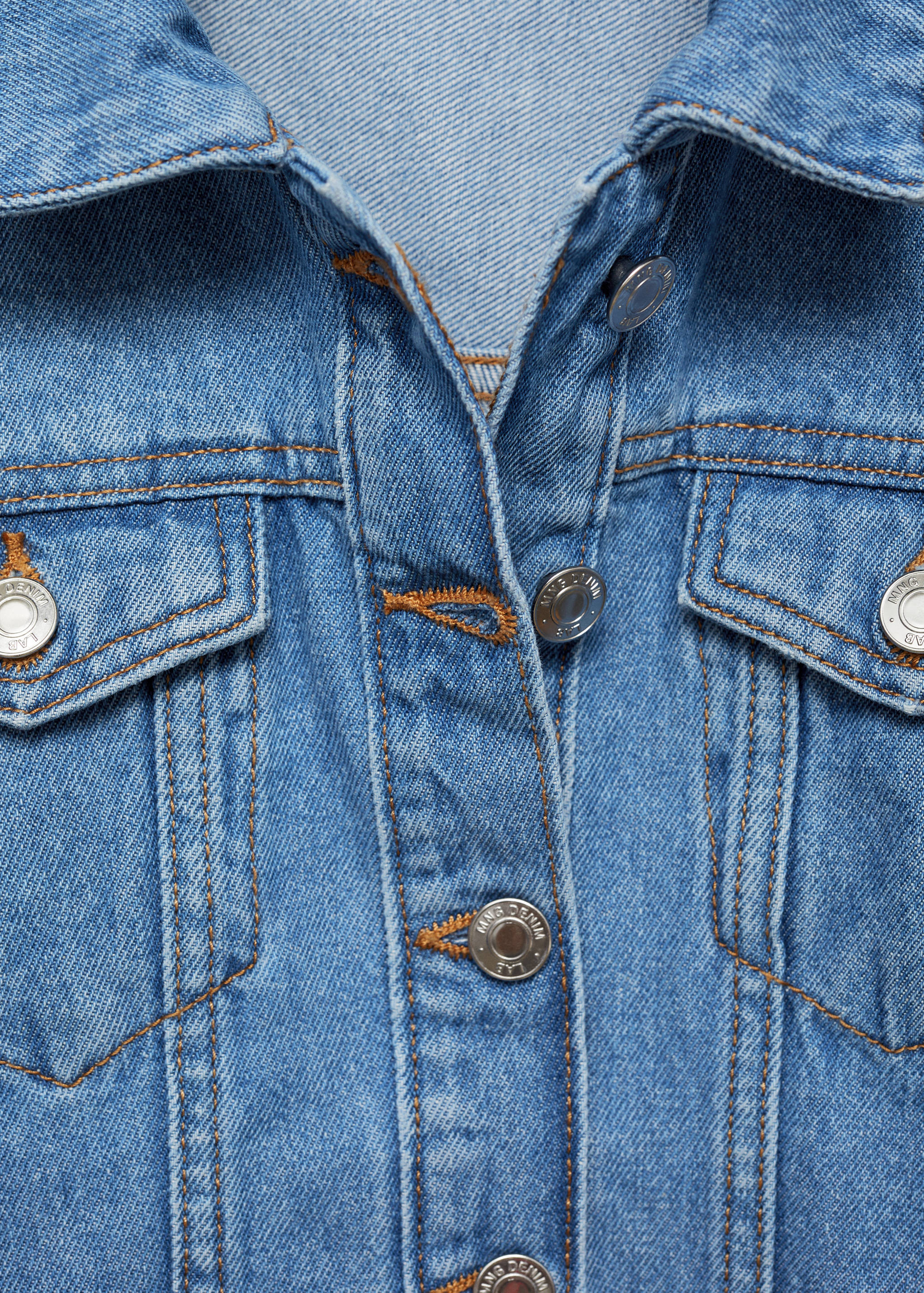 Pocketed denim jacket - Details of the article 8