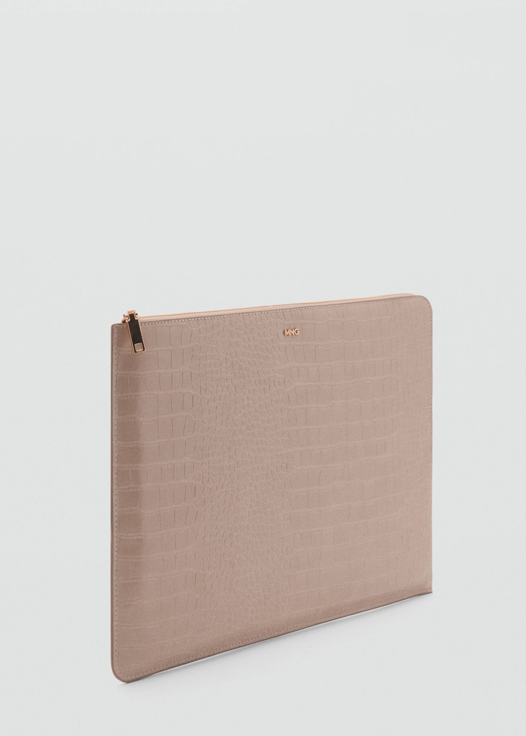 Housse ordinateur portable effet croco - Plan moyen