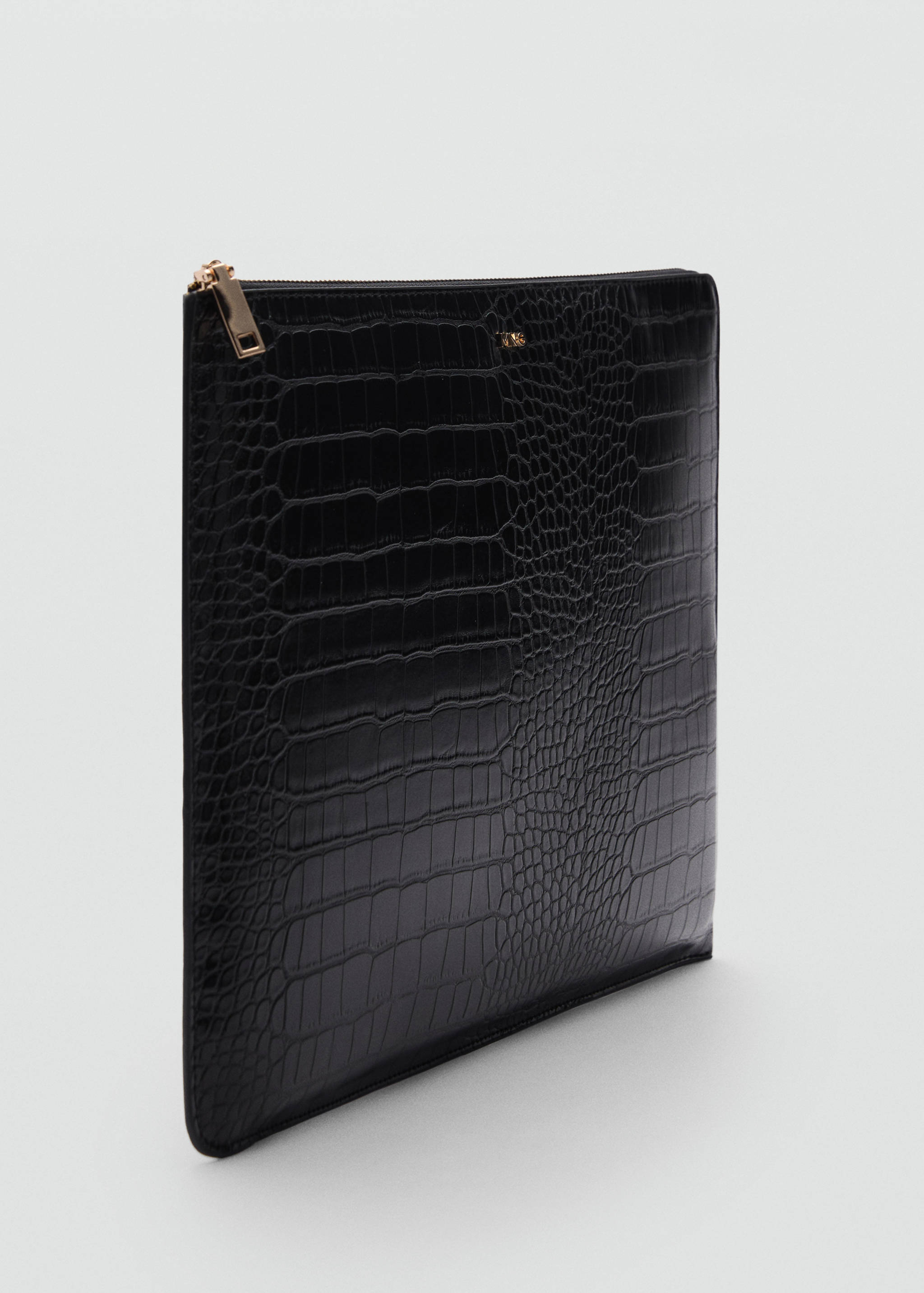 Housse ordinateur portable effet croco - Plan moyen