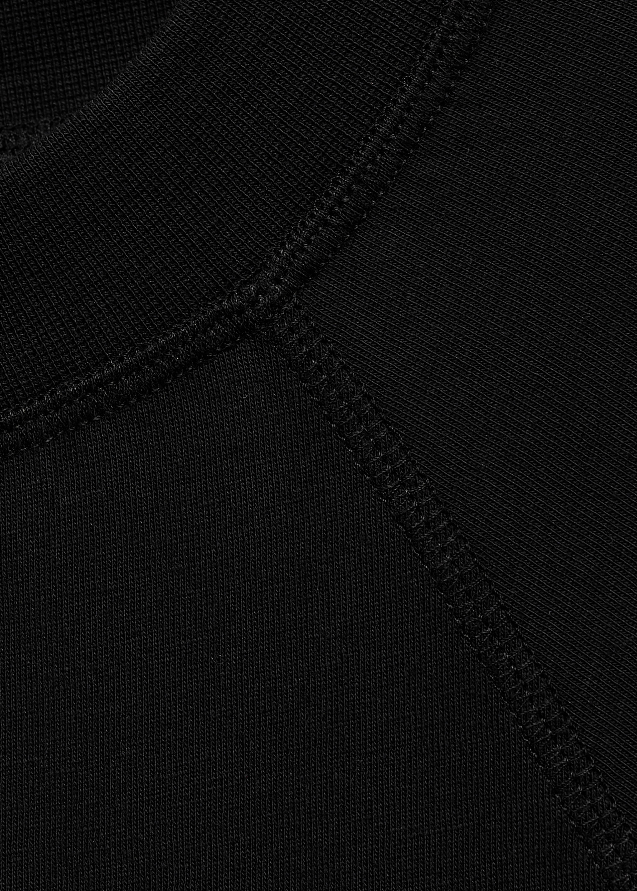 Cotton T-shirt with seams - Details of the article 8
