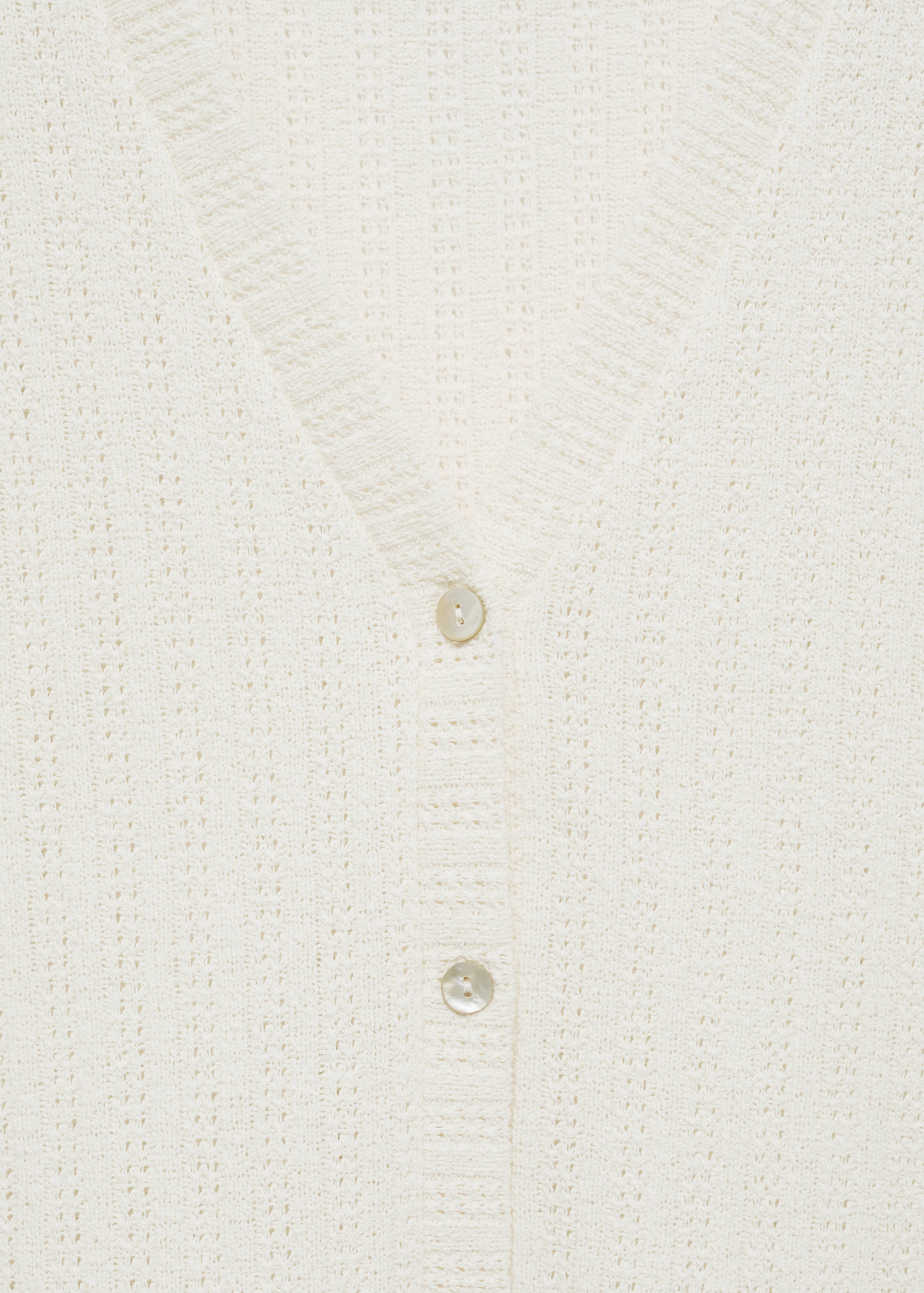 Crochet waistcoat with buttons - Details of the article 8
