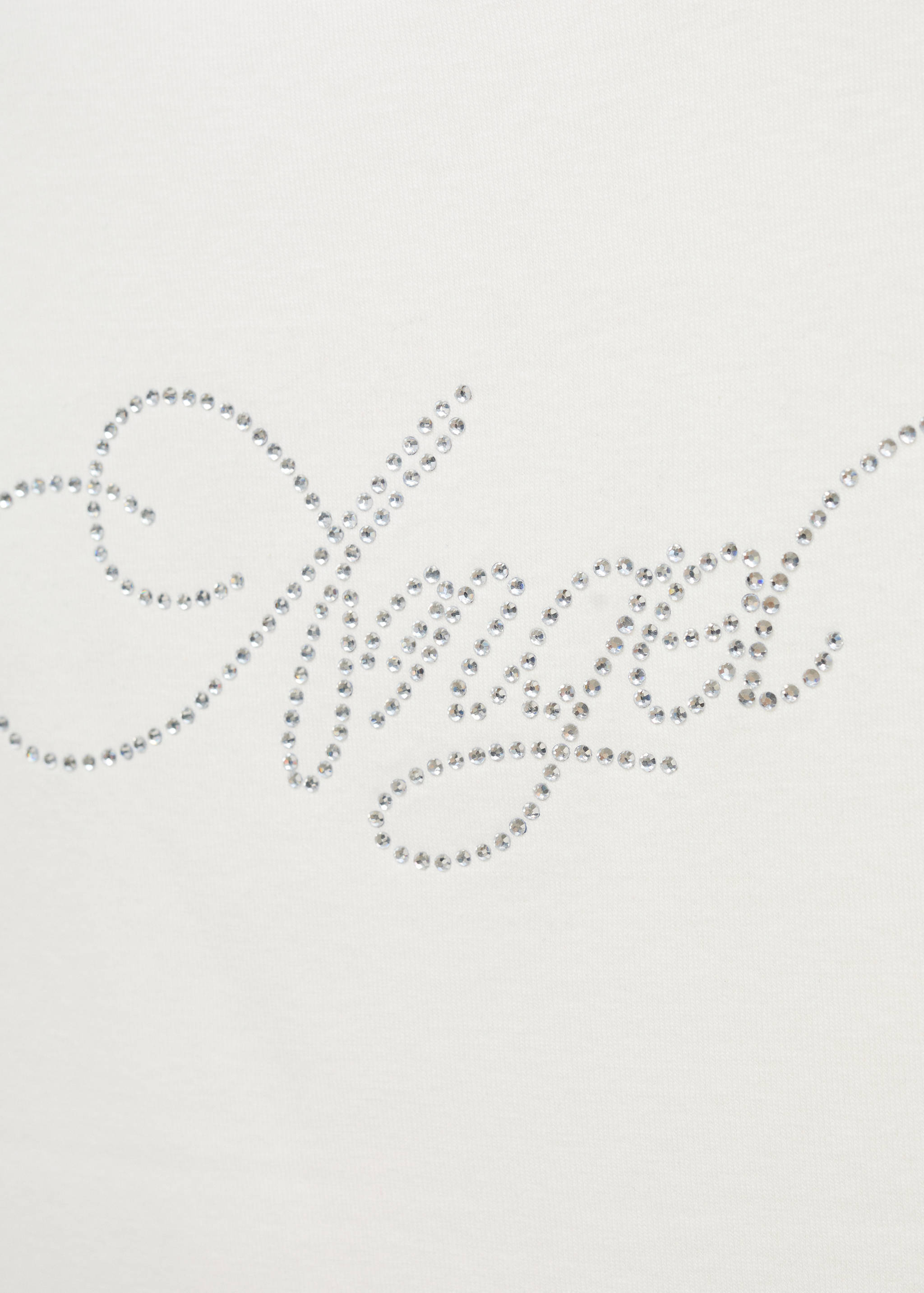 Cotton rhinestone top - Details of the article 0