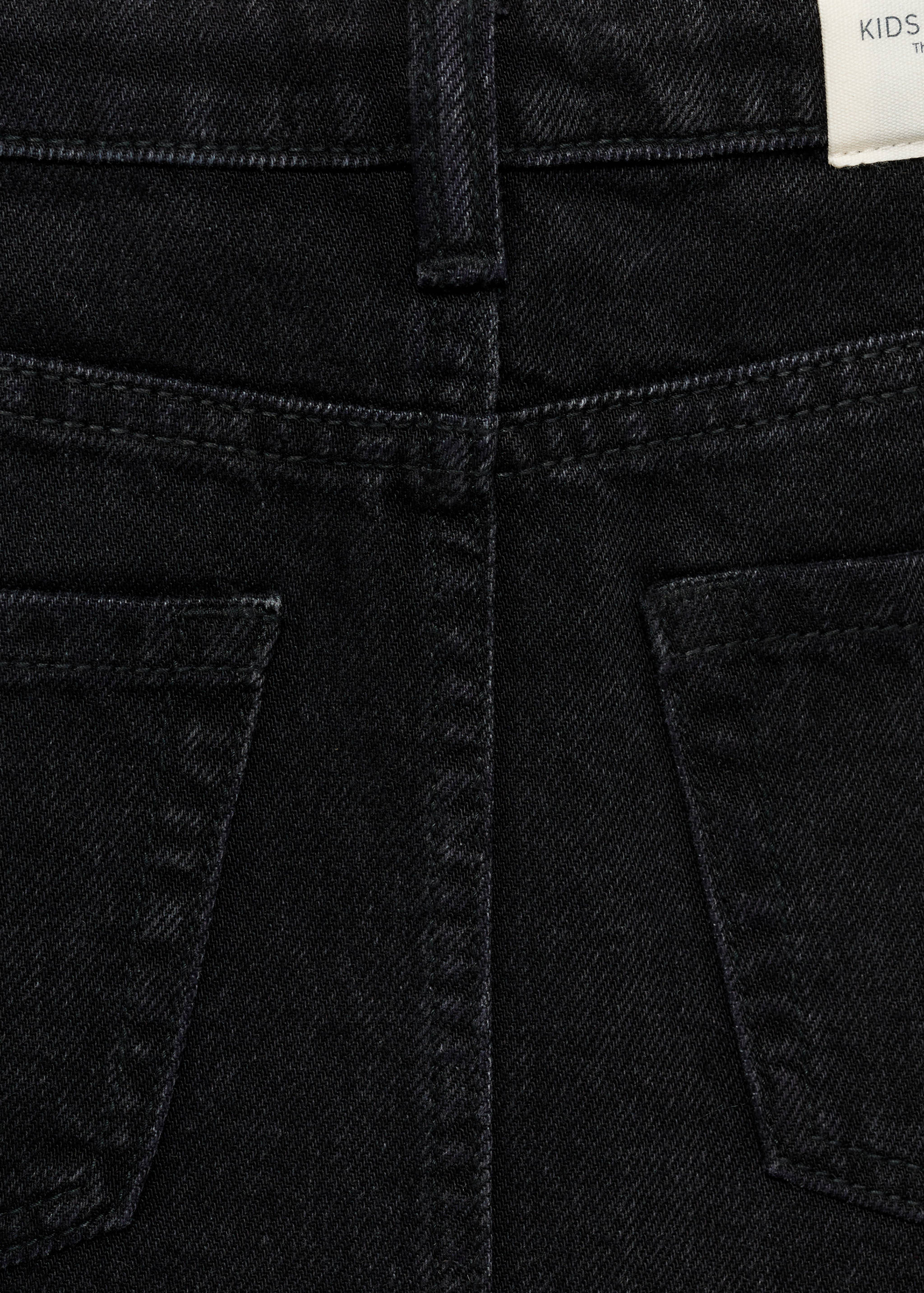 Short denim skirt - Details of the article 0