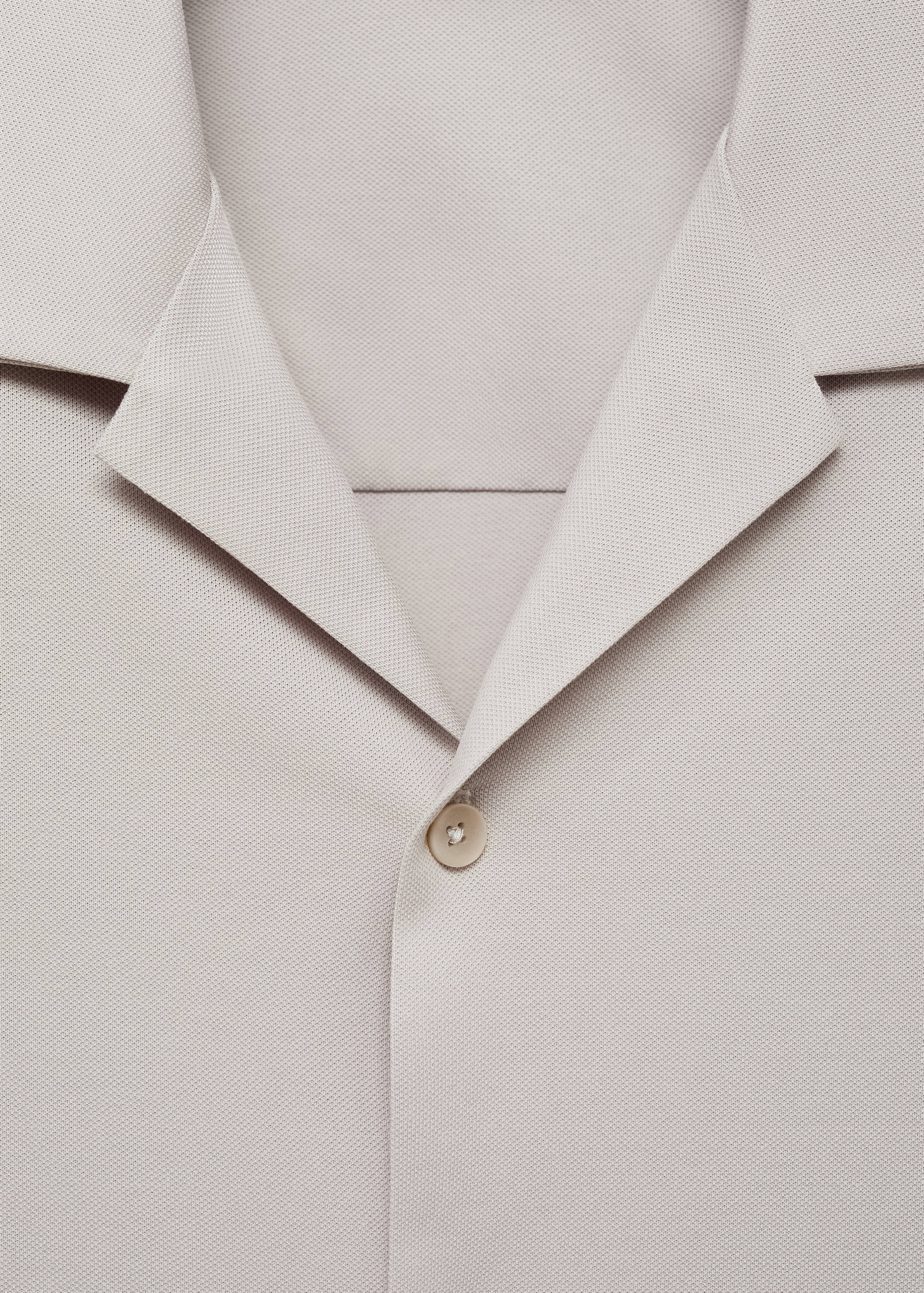 Bowling collar cotton shirt - Details of the article 8