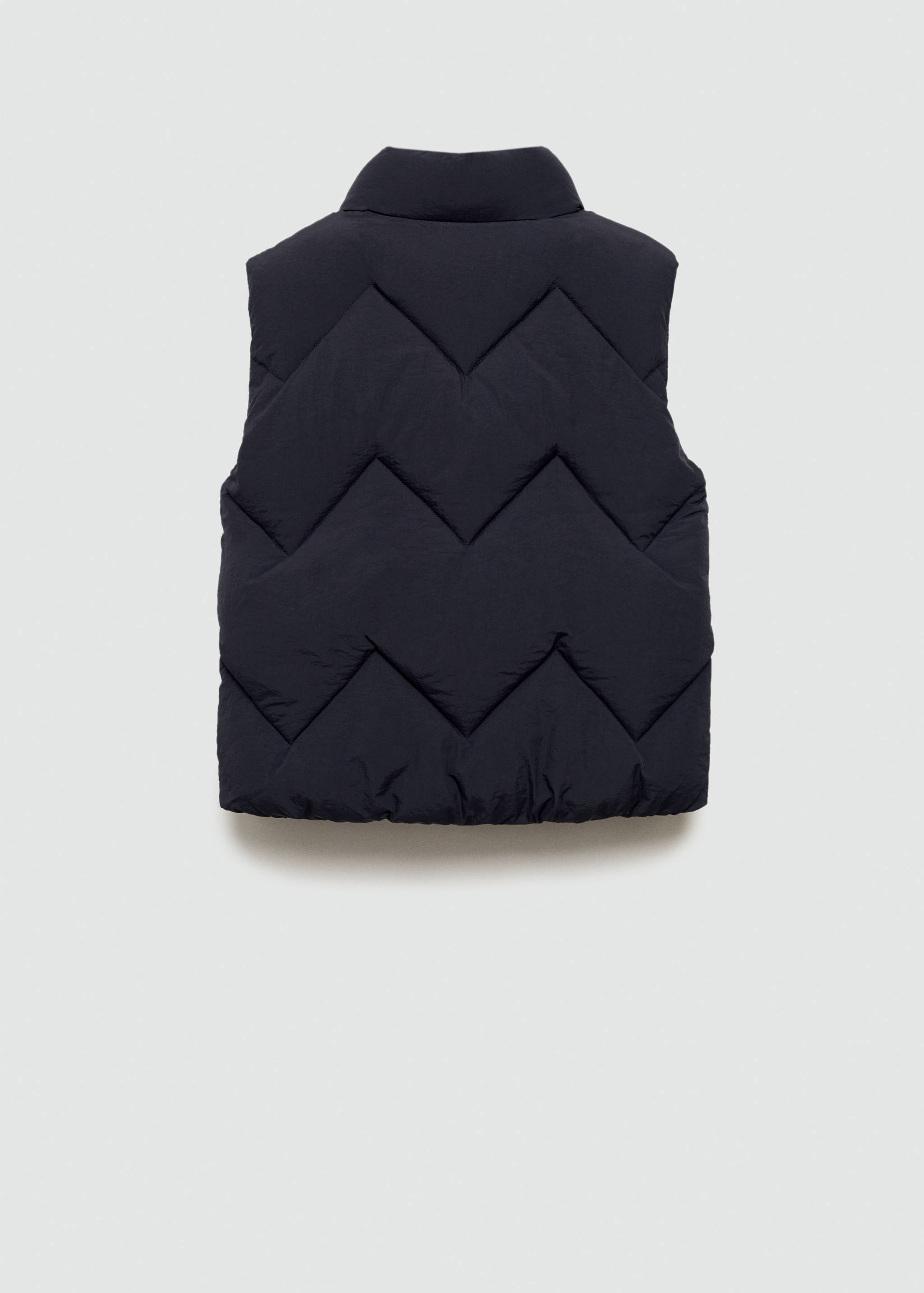 Ватиран елек с джобове - Обратна страна на артикула