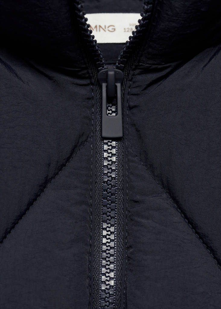 Quilted gilet with pockets — Dark Navy