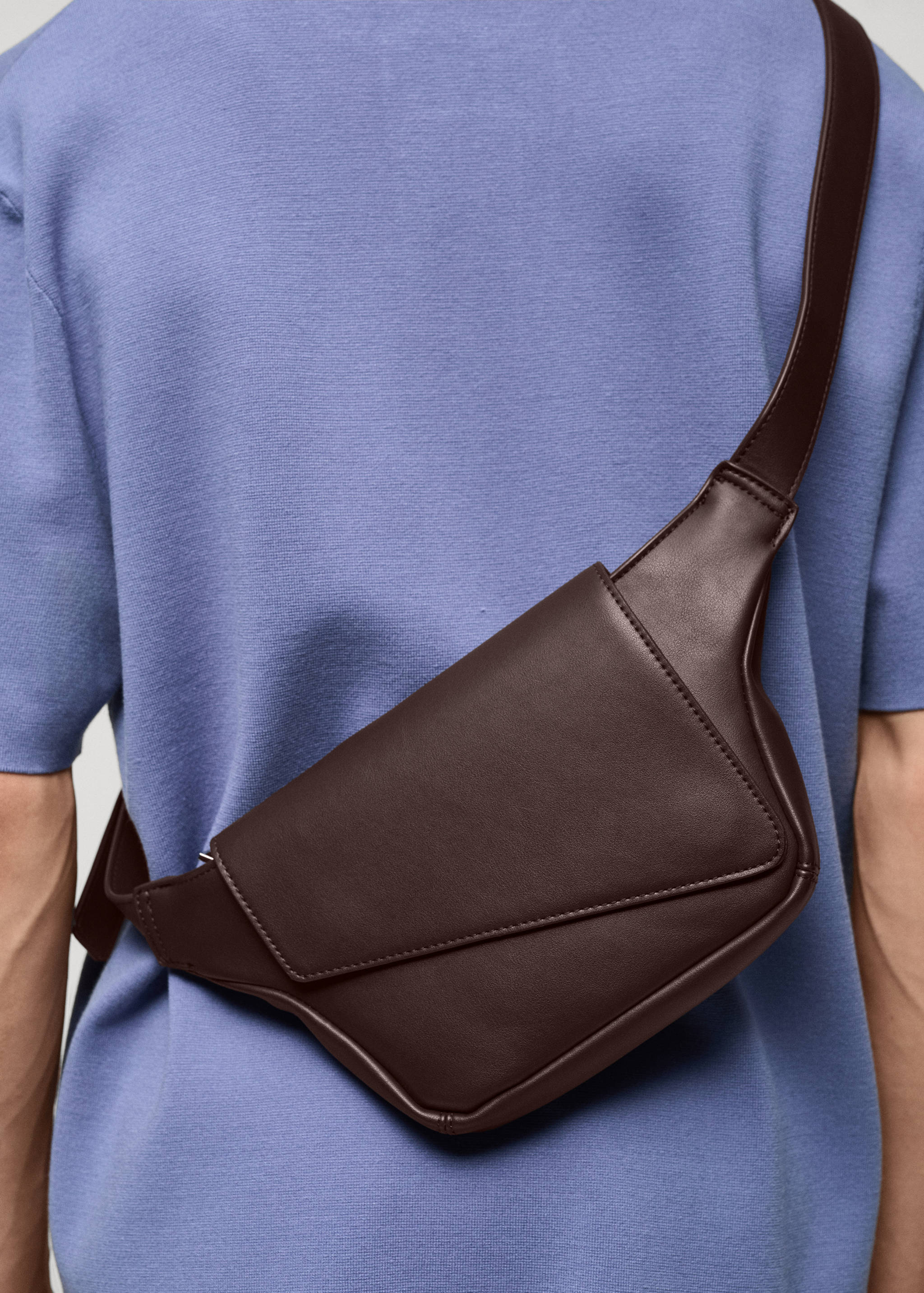 Sac bananes bandoulière simili-cuir effet grainé - Détail de l'article 9