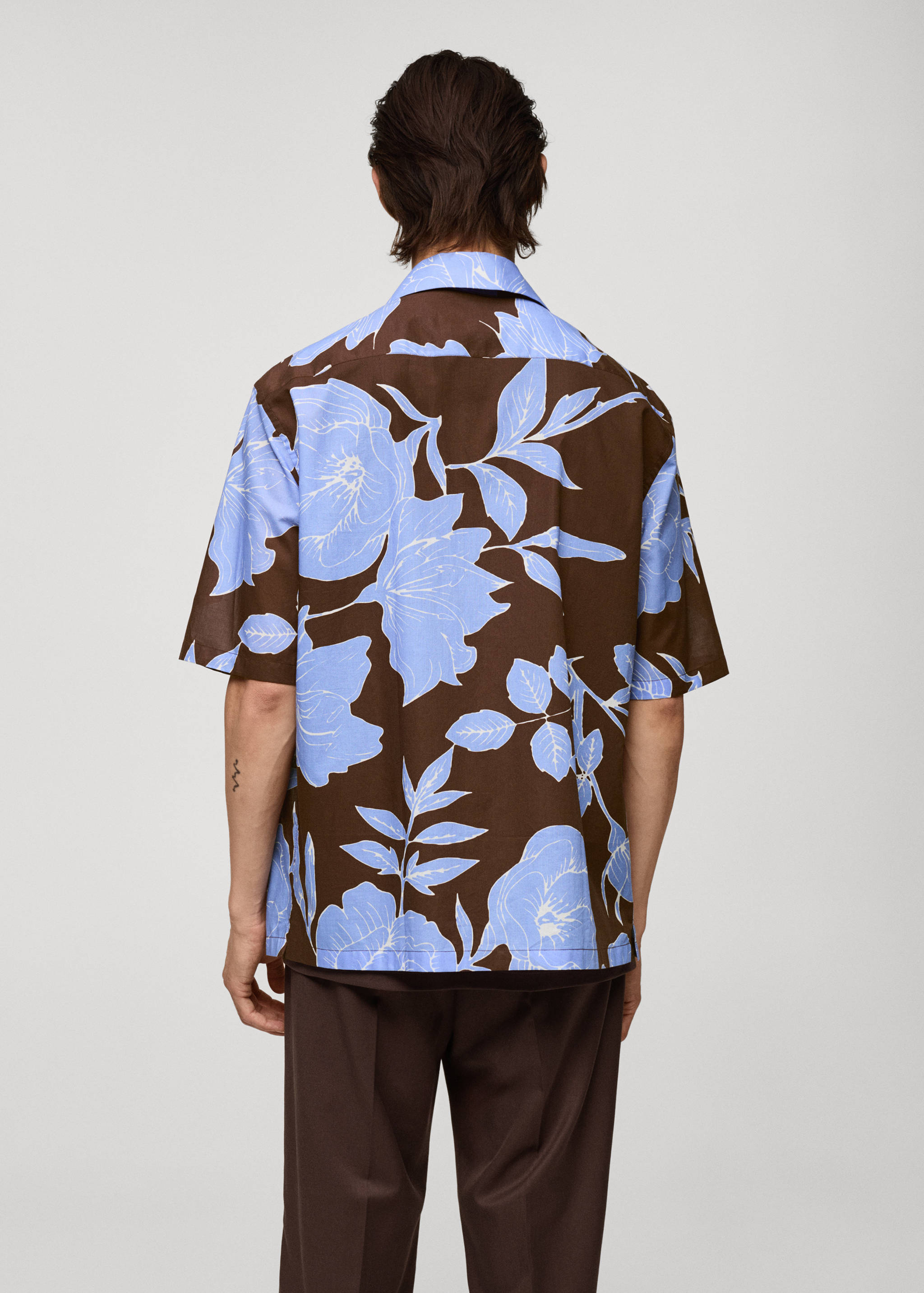 T-shirt soft coton égyptien poche - Verso de l’article