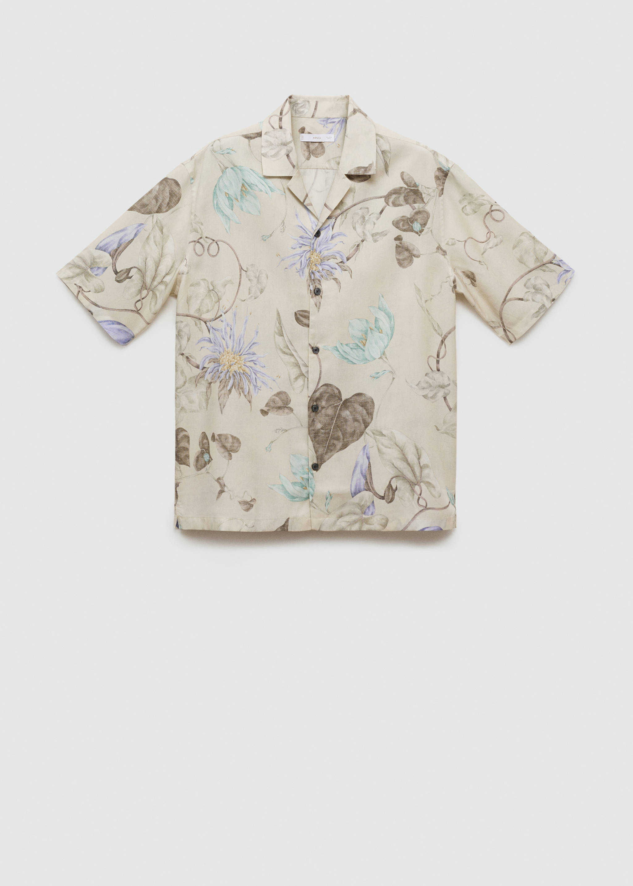 Flowy floral print shirt - Article without model