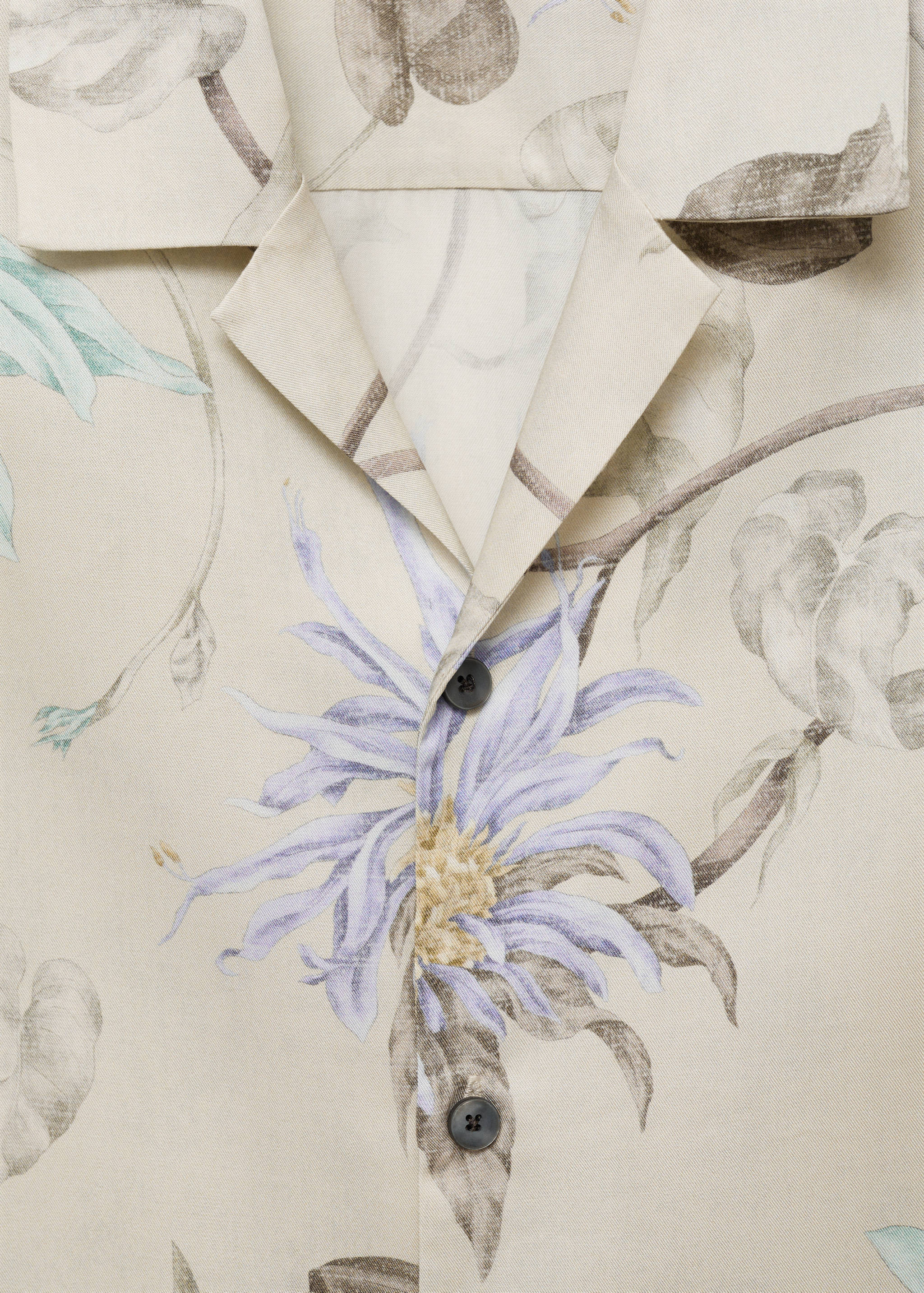 Flowy floral print shirt - Details of the article 8