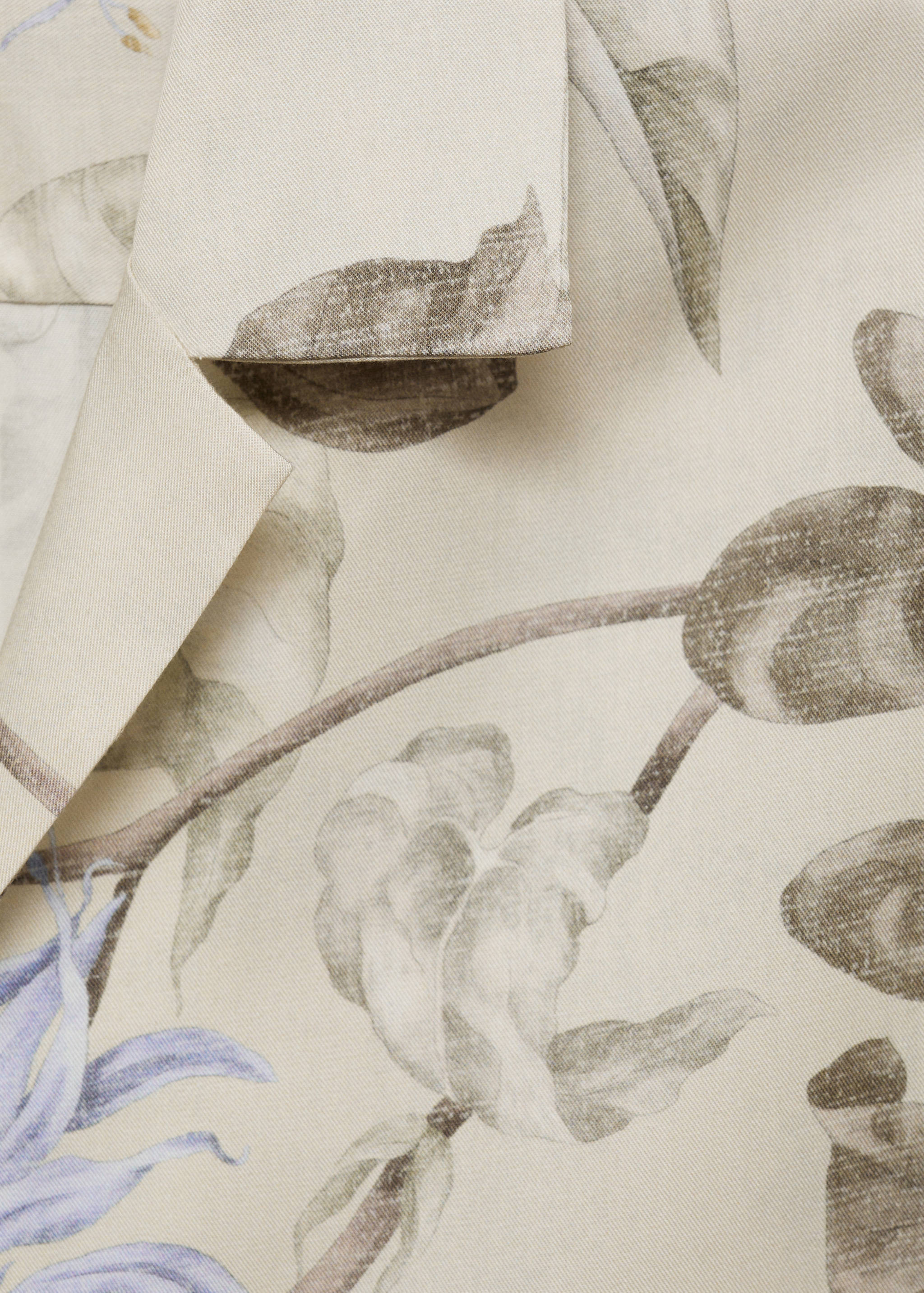 Flowy floral print shirt - Details of the article 0