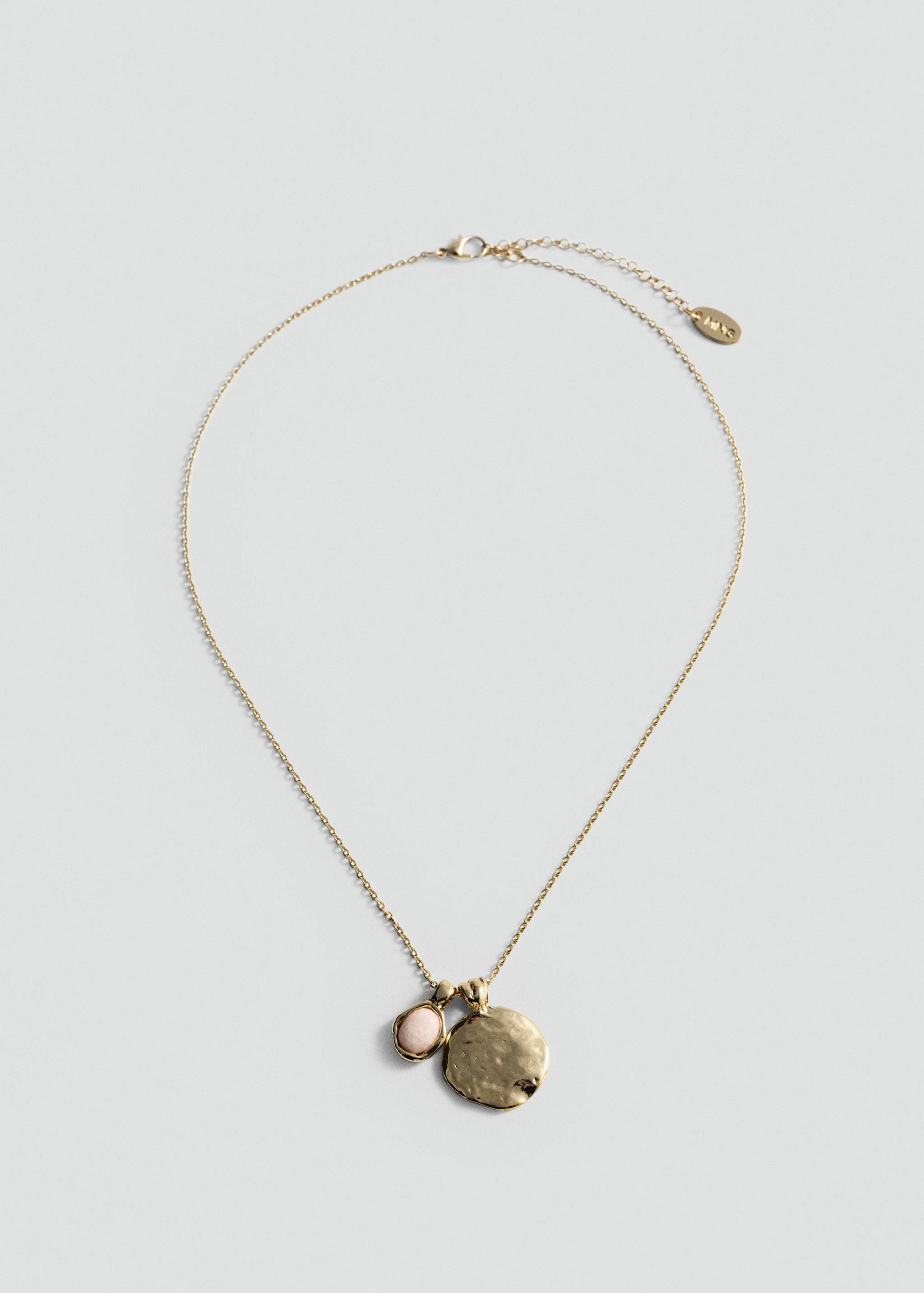 Contrasting pendant necklace - Article without model