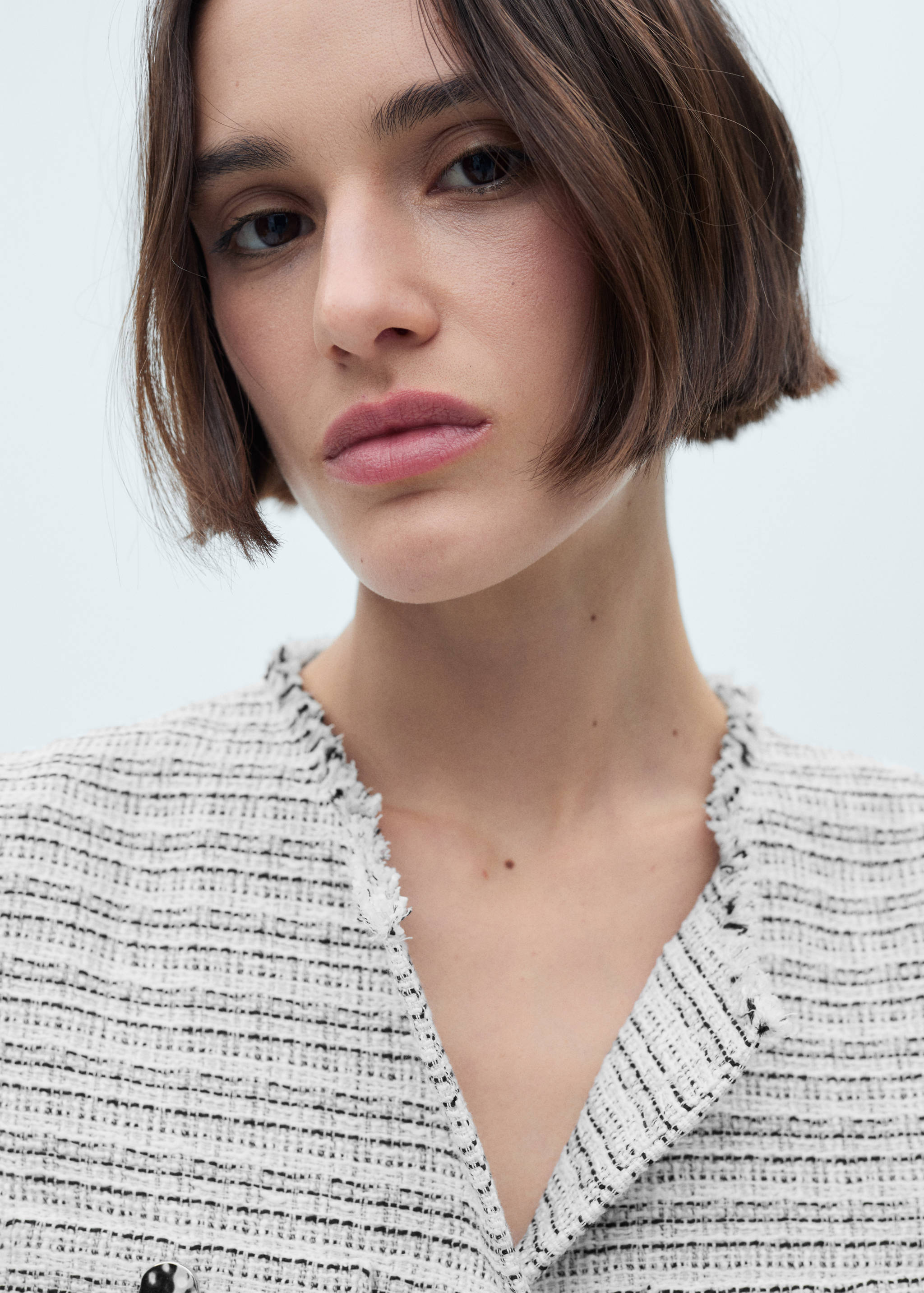 Tweed crop top - Details of the article 1