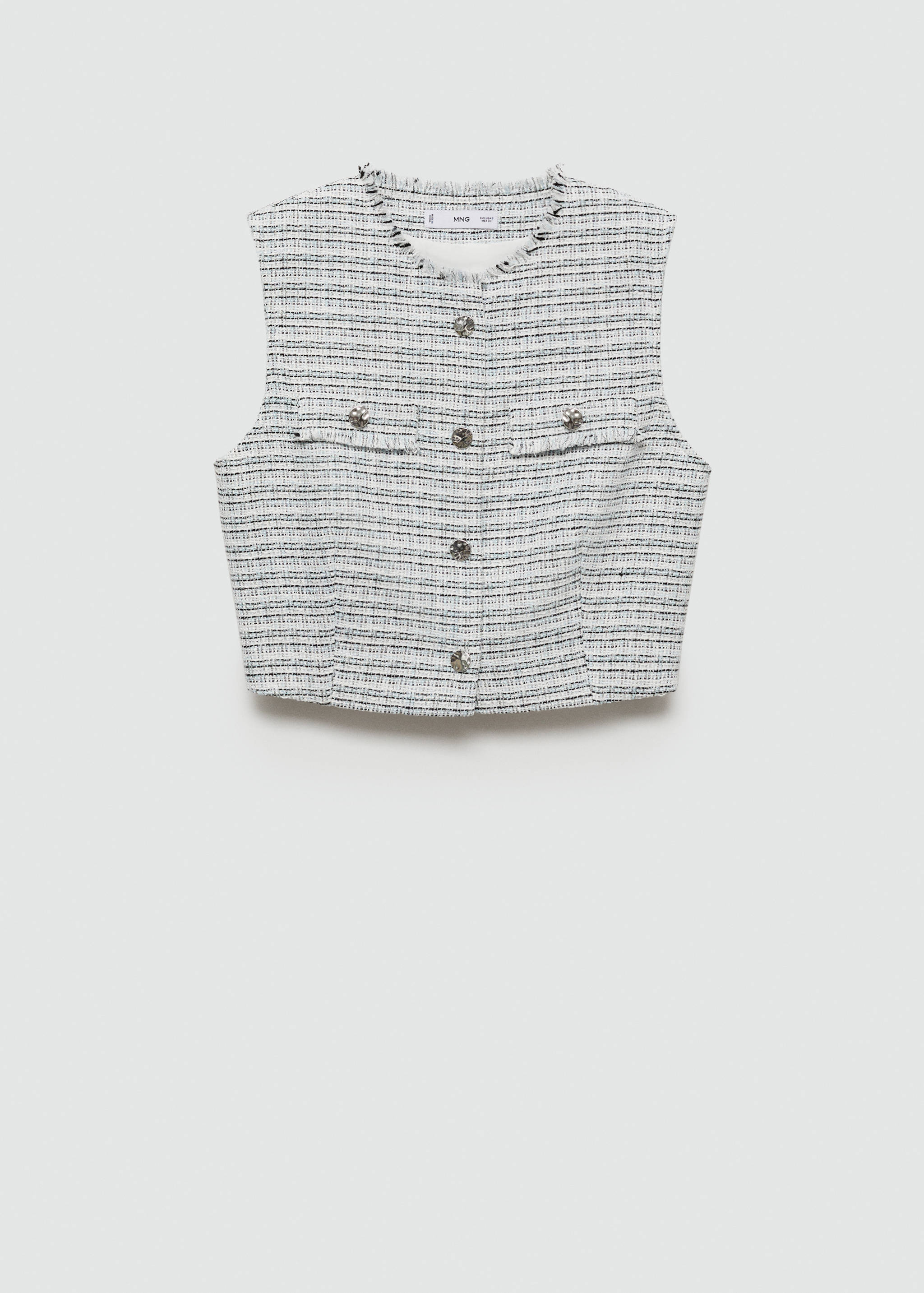 Tweed crop top - Article without model