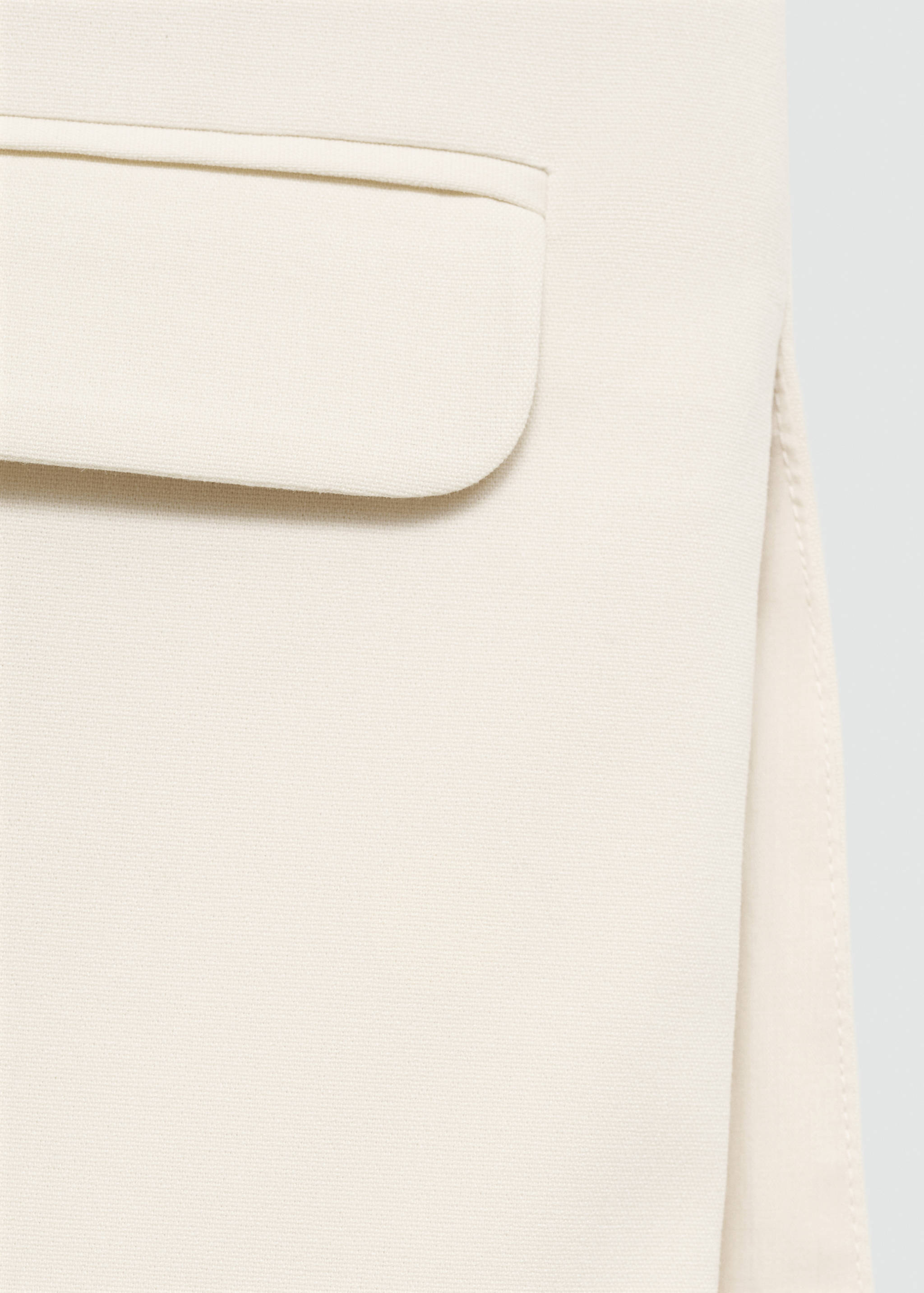 Lange gilet met splitten - Detail van het artikel 0