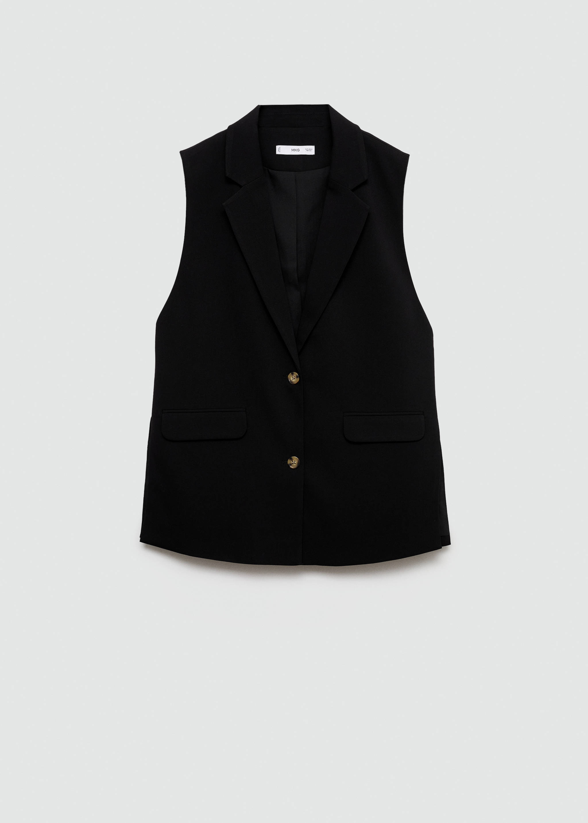 Long vest with openings - Article without model