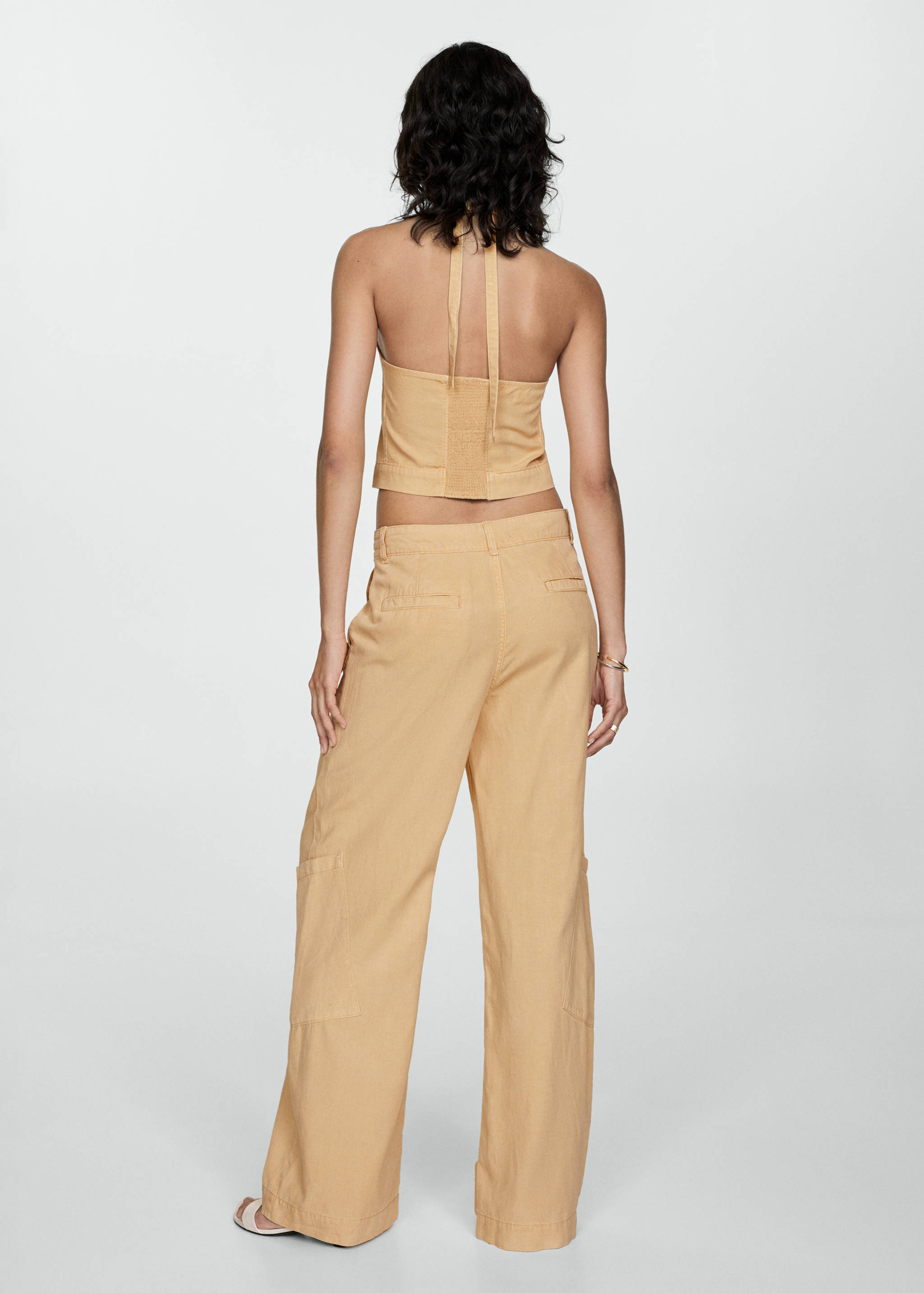 Pantalon Lyocell cordon de serrage - Verso de l’article