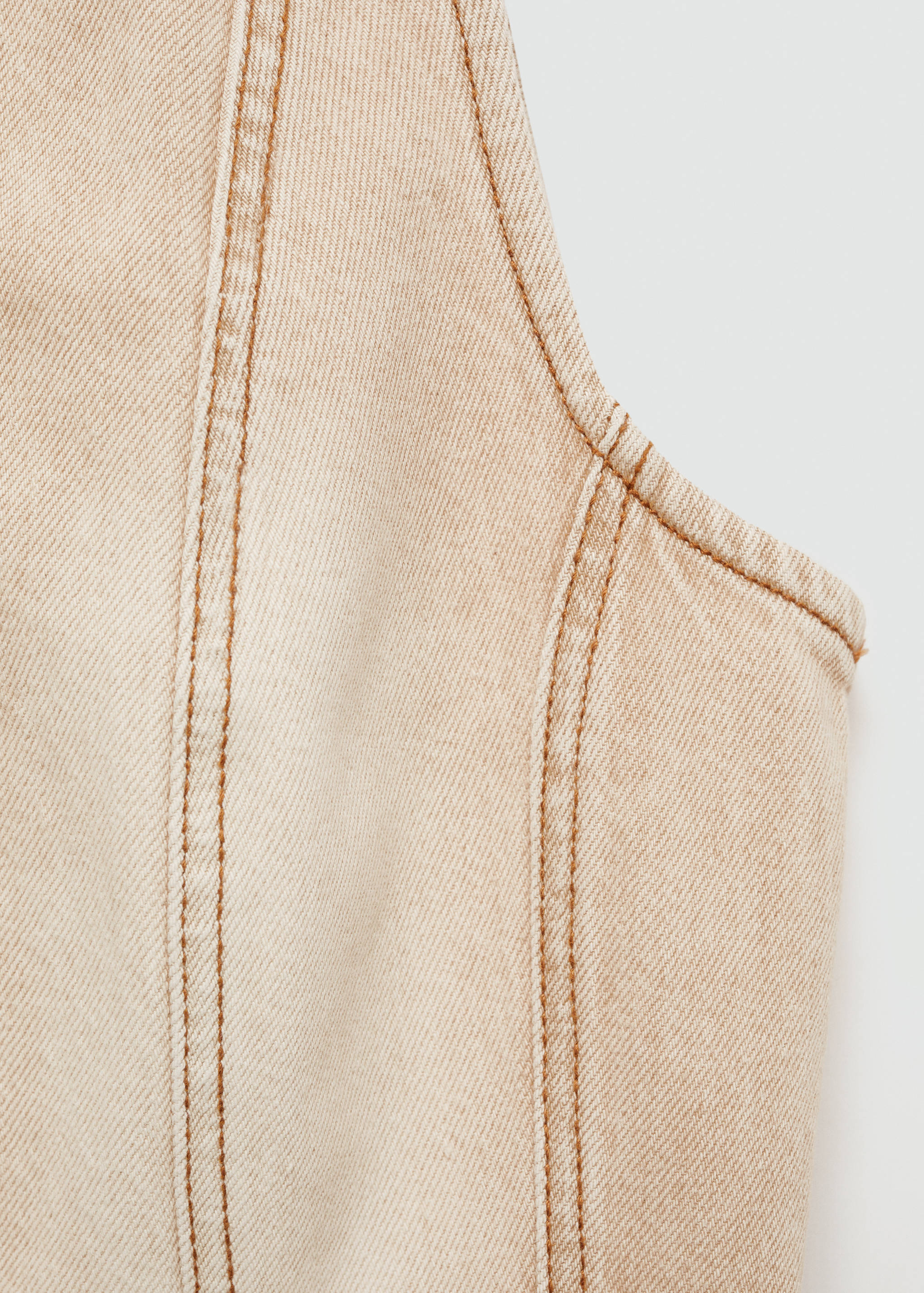 Denim top with zip - Details of the article 8