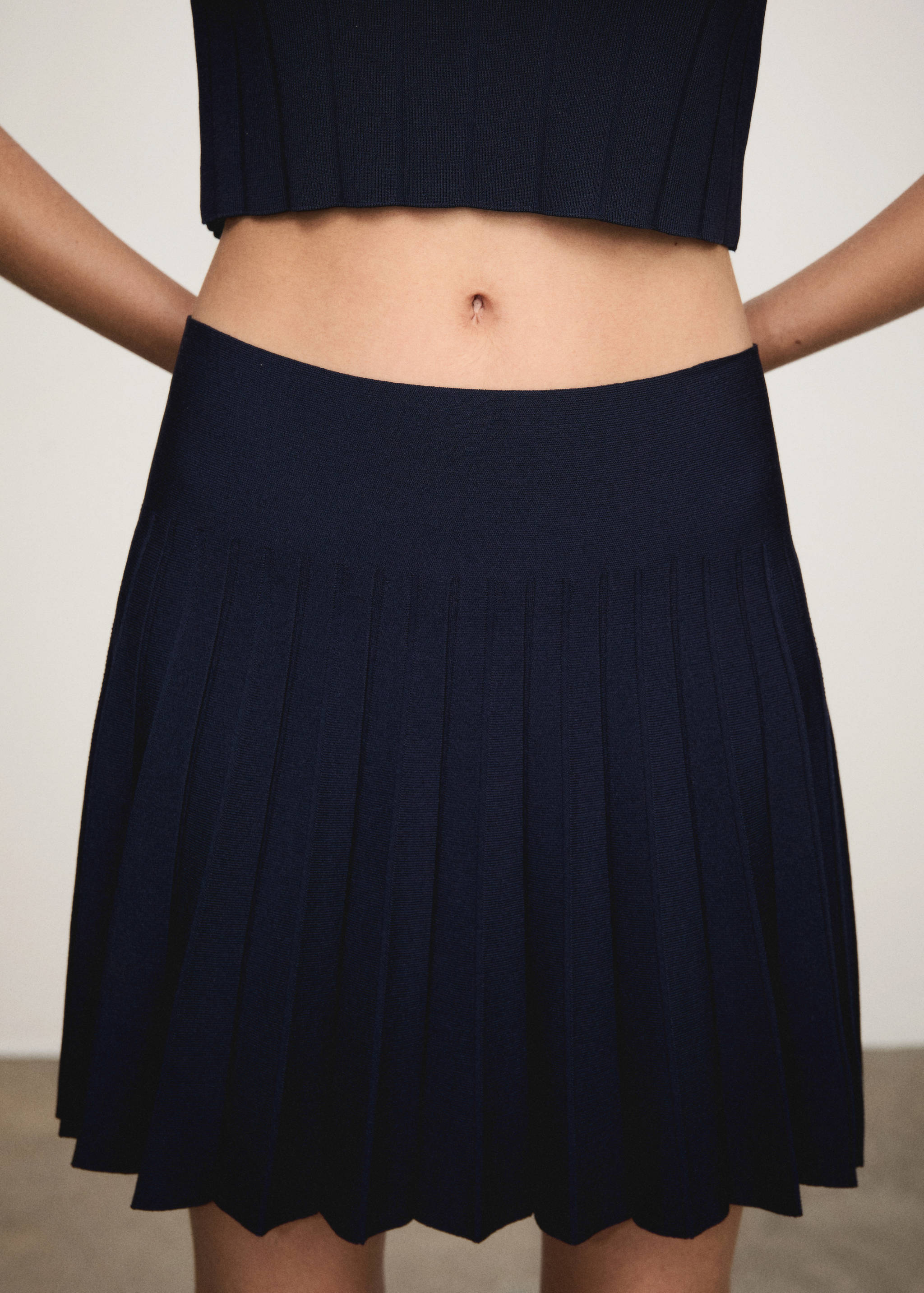 Knitted panel skirt - Details of the article 6