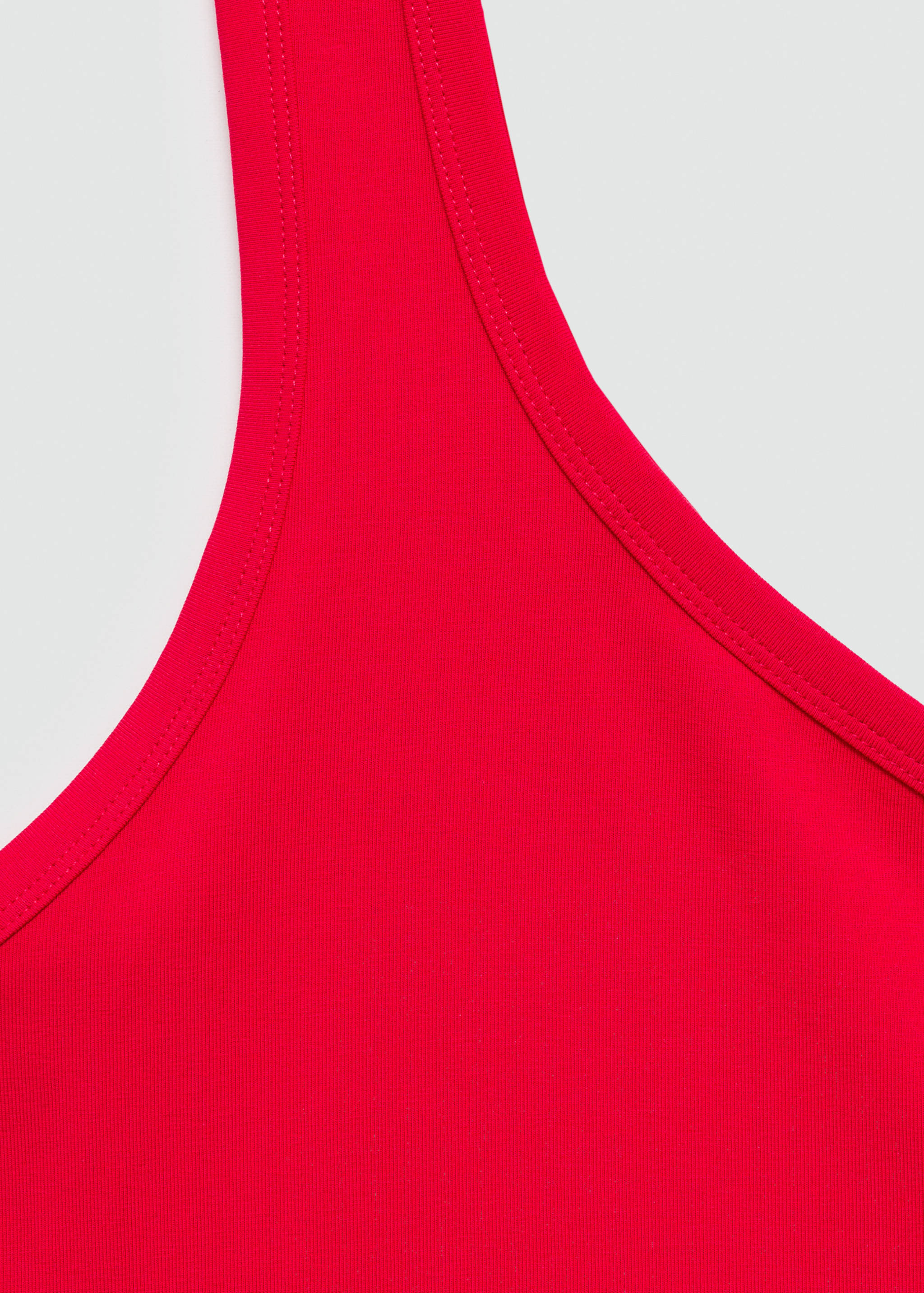 Asymmetrical cotton top - Details of the article 8