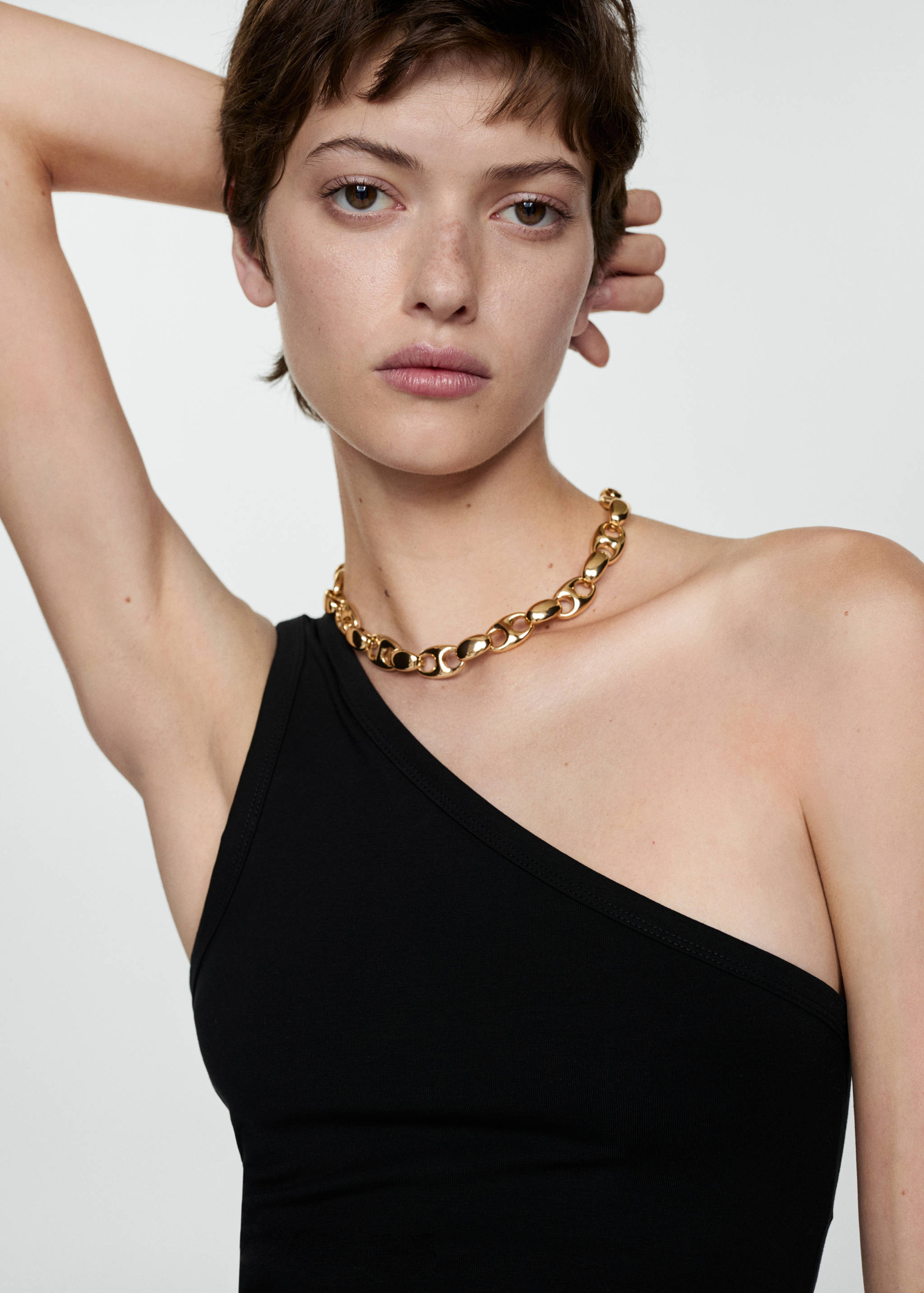 Asymmetrical cotton top - Details of the article 1