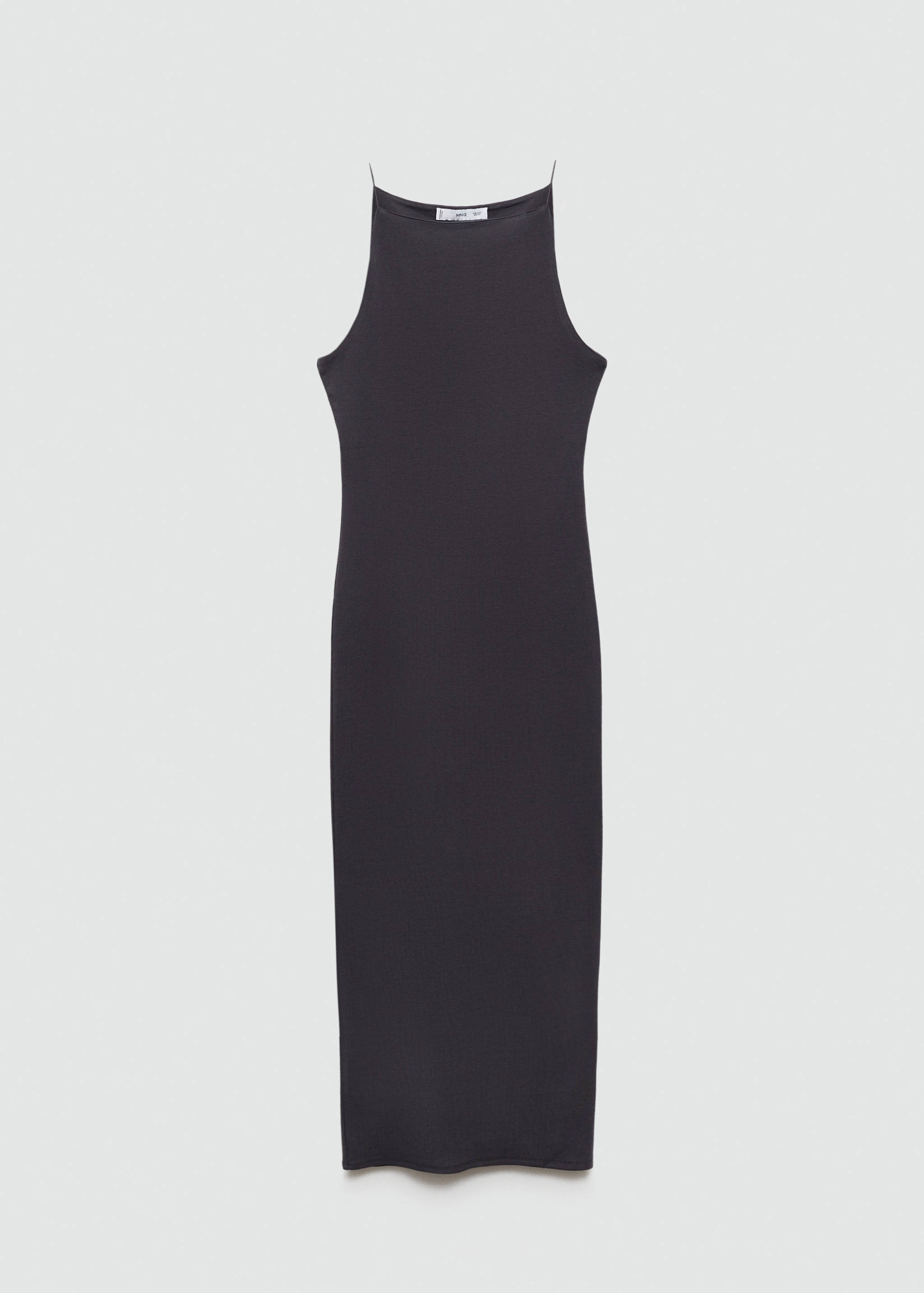 Fitted halter-neck dress - Article without model