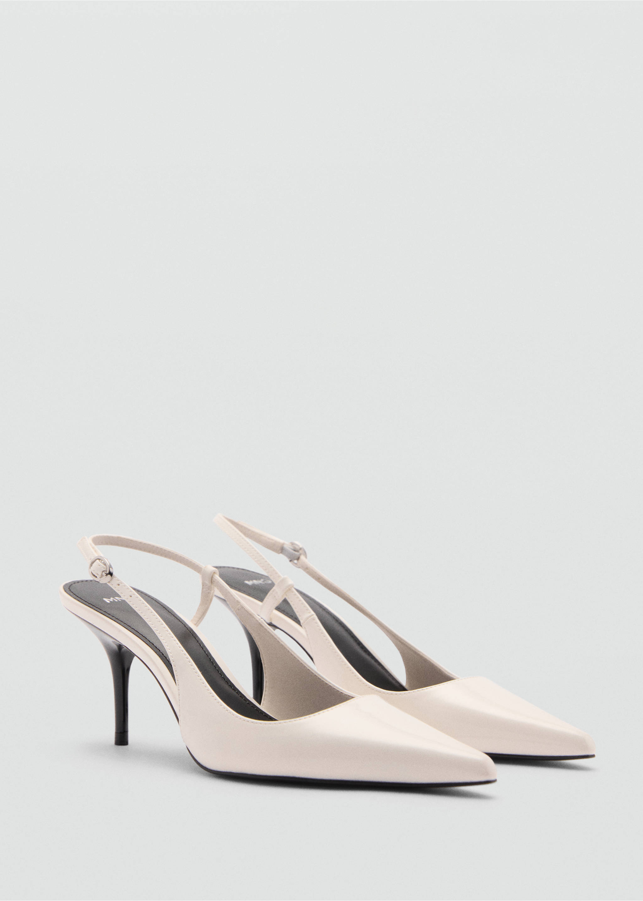 High-heeled shoes - Medium plane, White. Ref: 77072925-00.