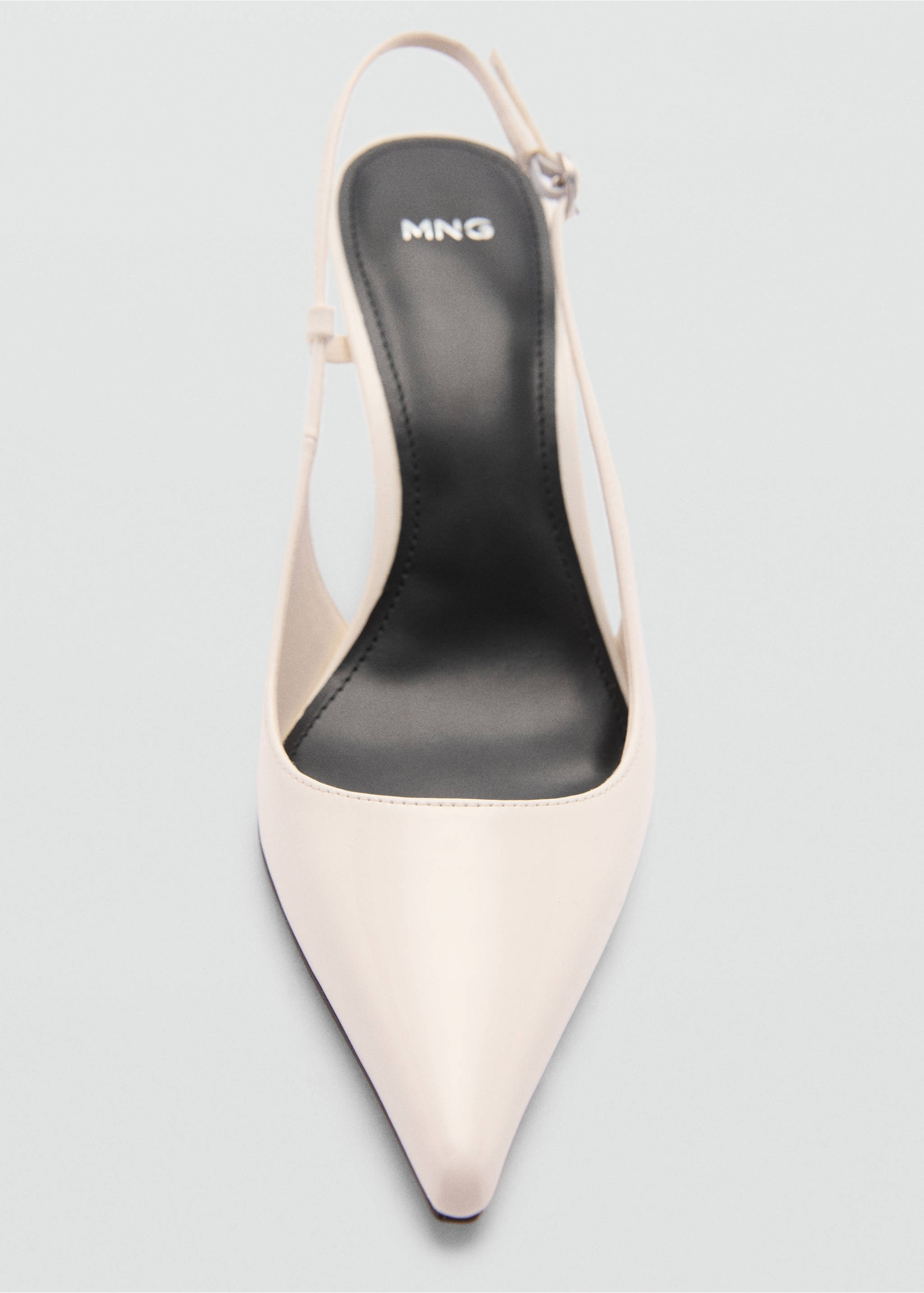 High-heeled shoes - Details of the article 2, White. Ref: 77072925-00.