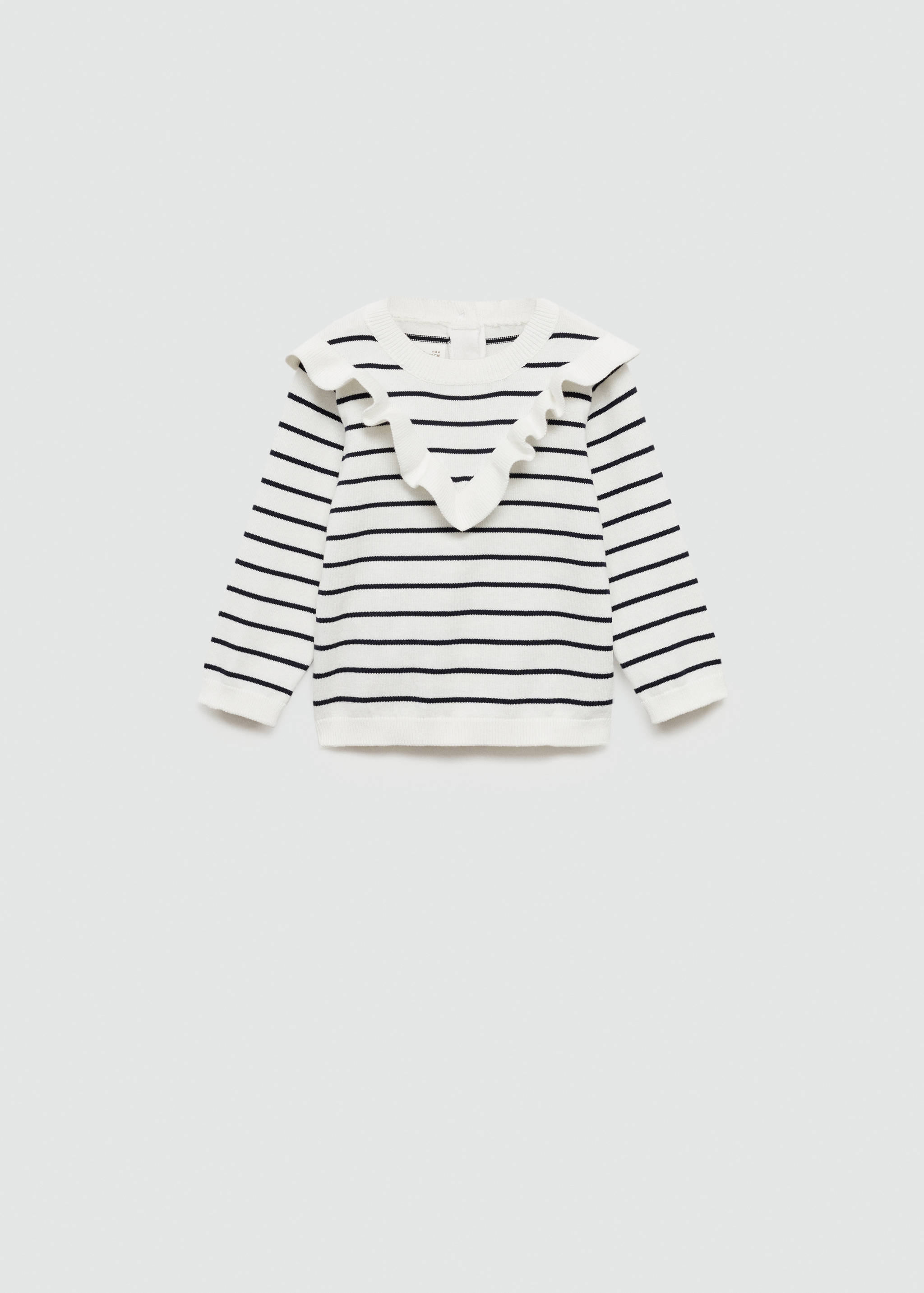 Ruffle striped sweater - Article without model