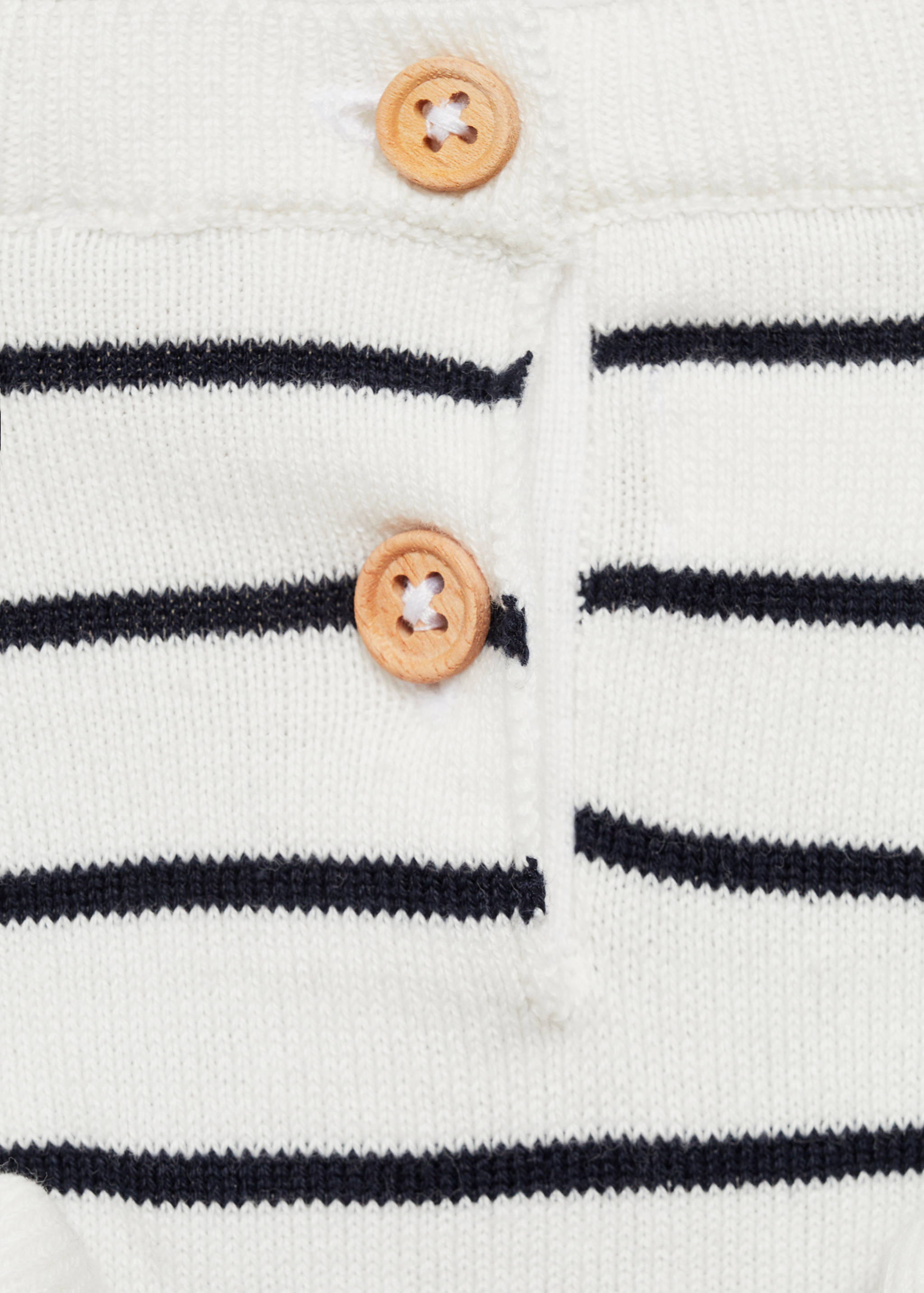 Ruffle striped sweater - Details of the article 0