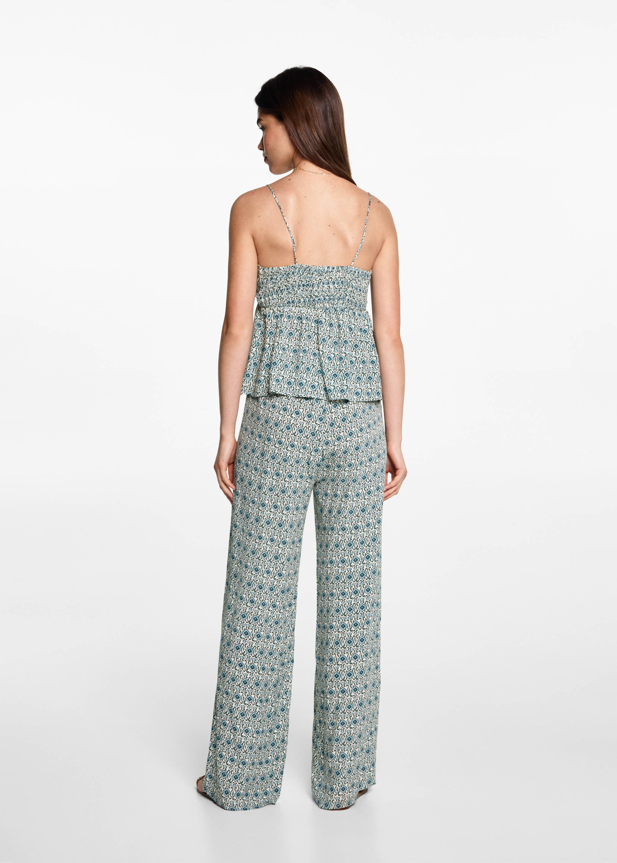 Pantalon droit imprimé - Verso de l’article