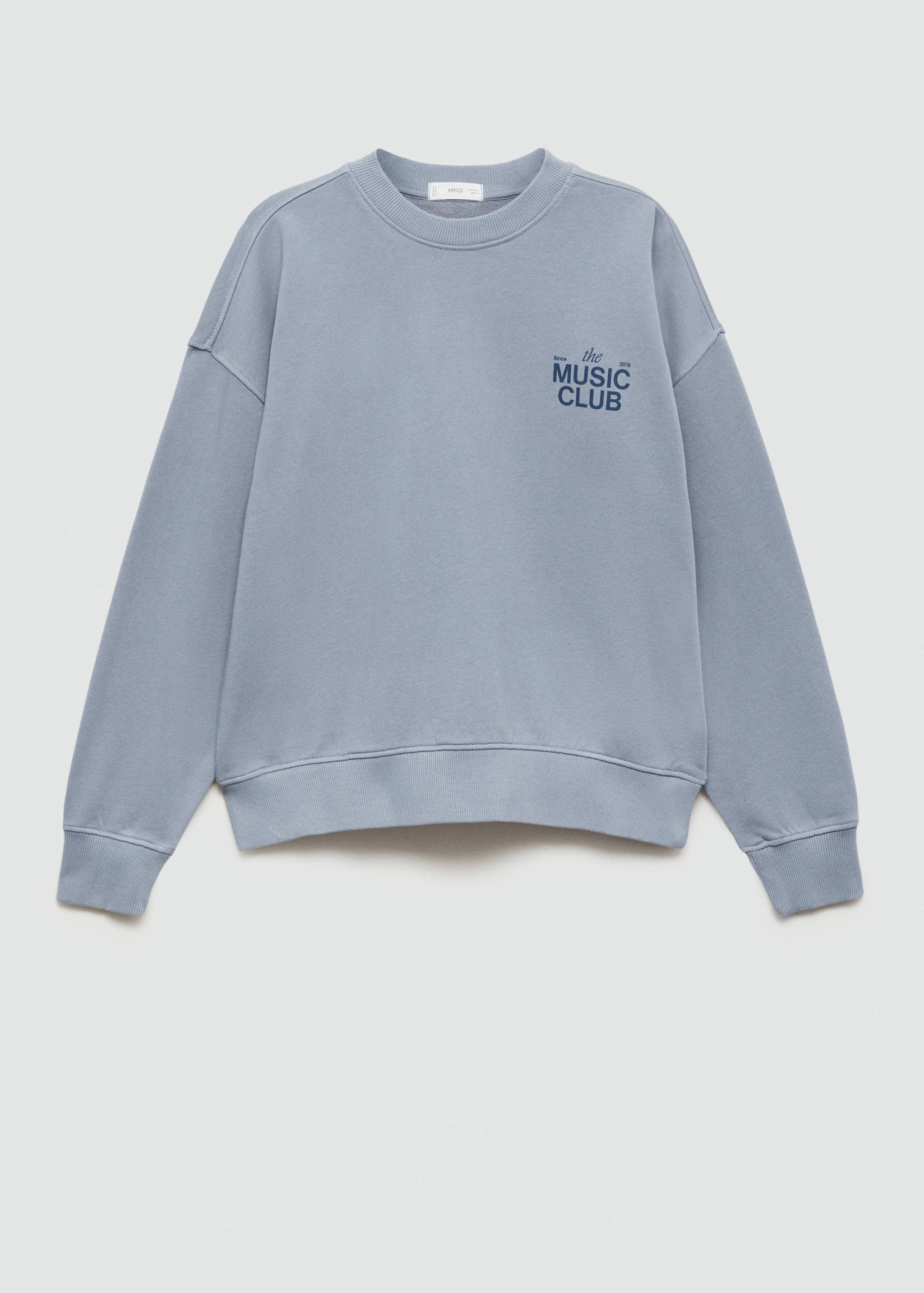 Printed cotton sweatshirt - Article without model