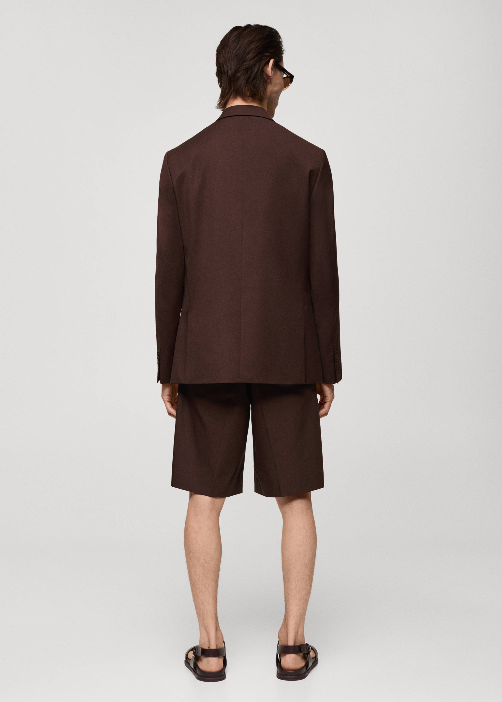 Bermudes relaxed fit pinces - Revers de l'article
