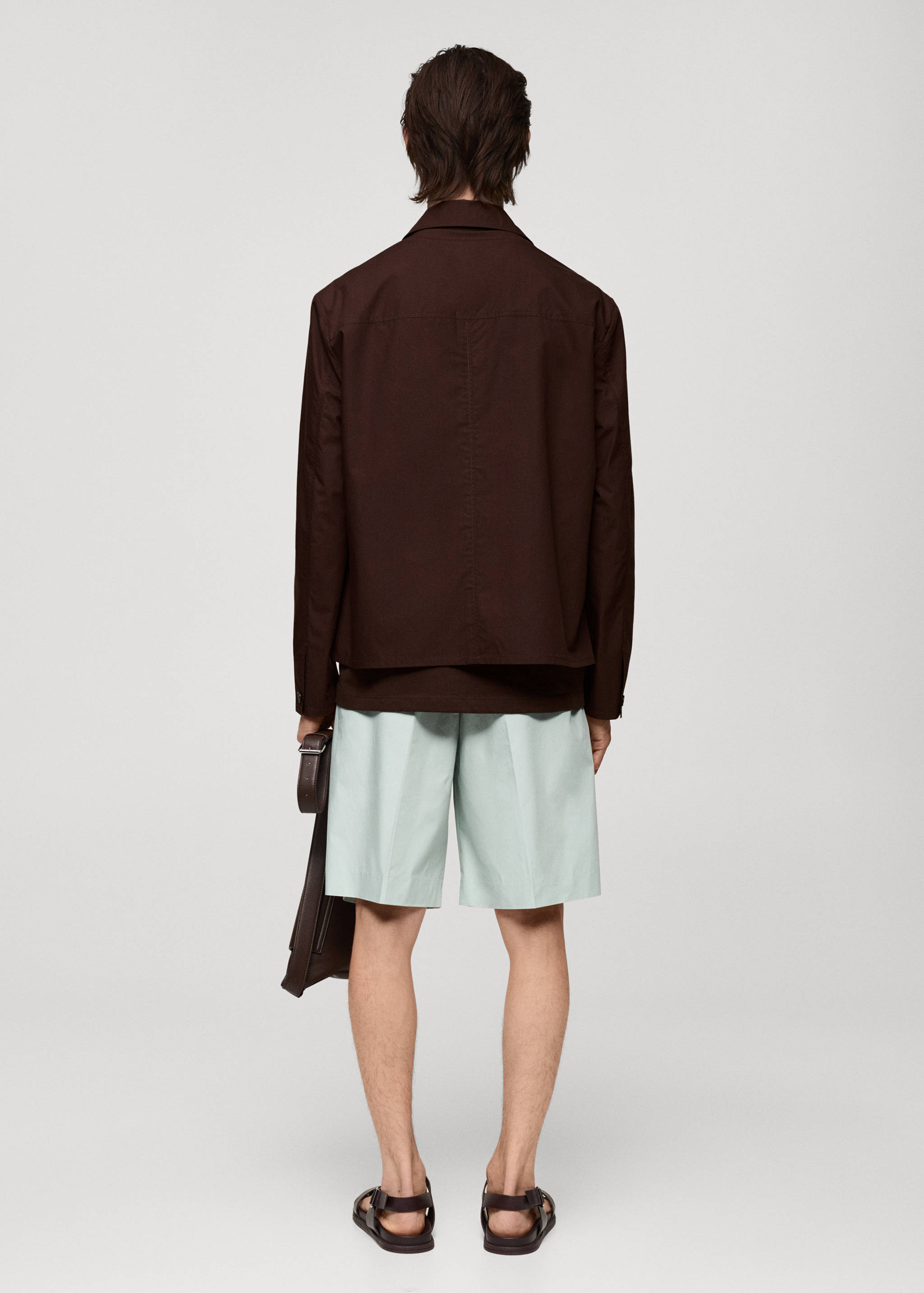 Bermudes relaxed fit pinces - Revers de l'article