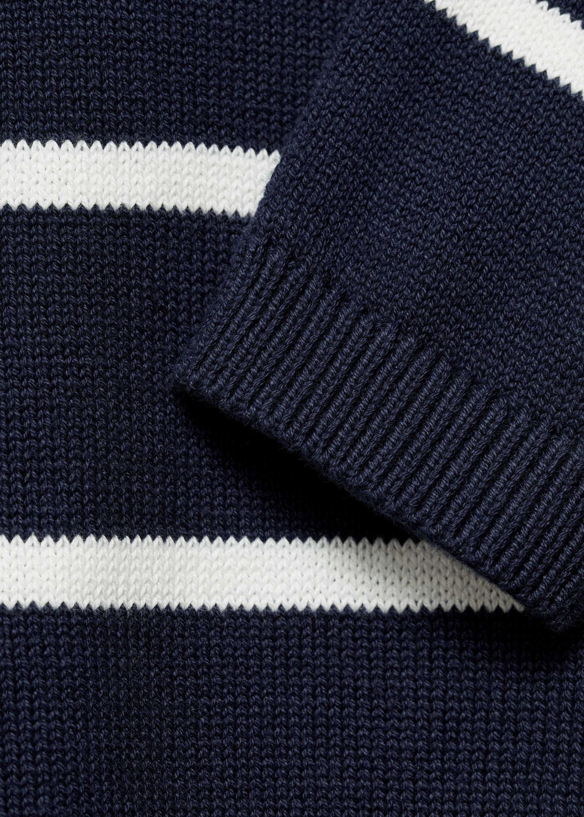 Knit striped sweater - Details of the article 0
