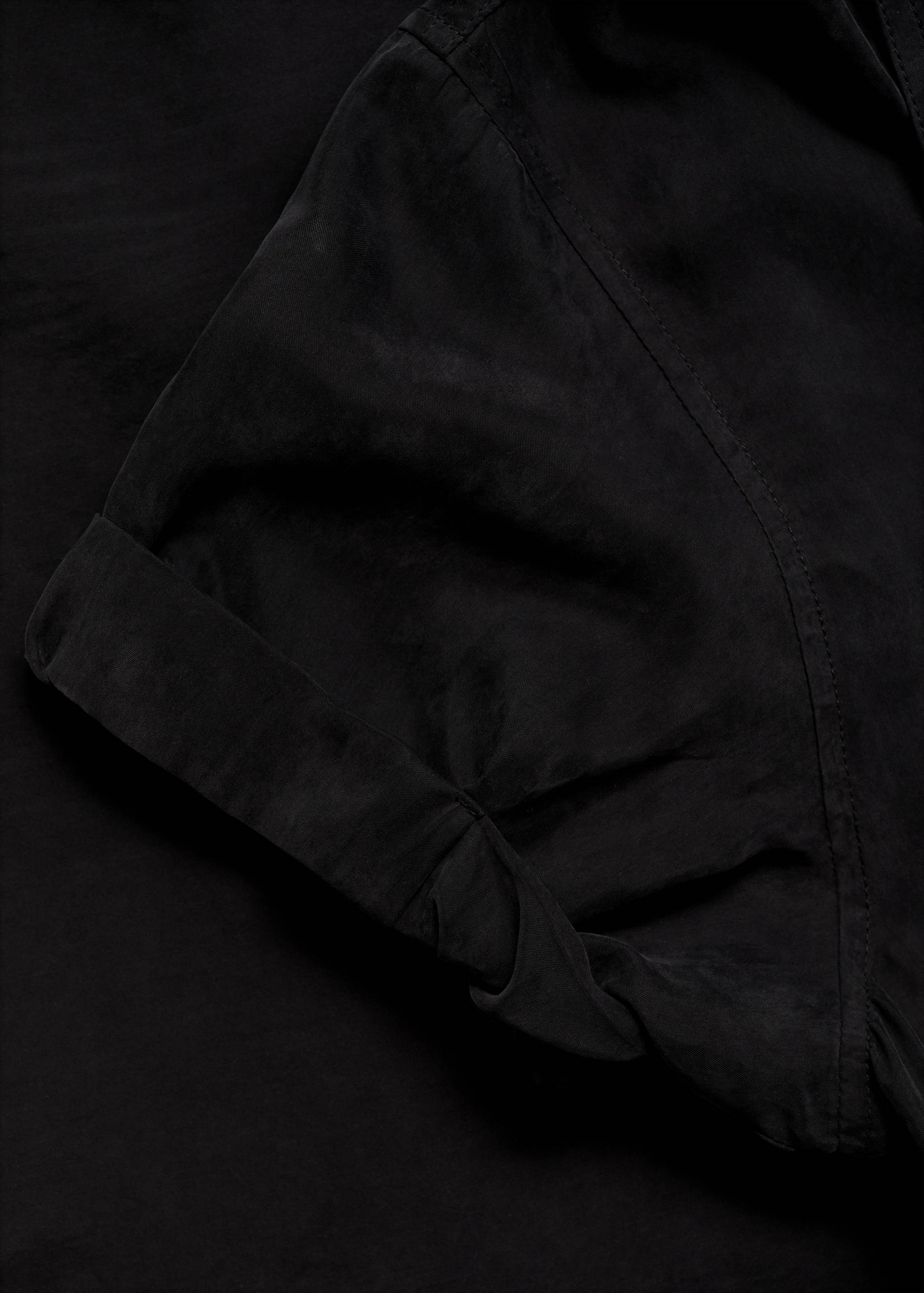 Short-sleeved cupro shirt - Details of the article 0