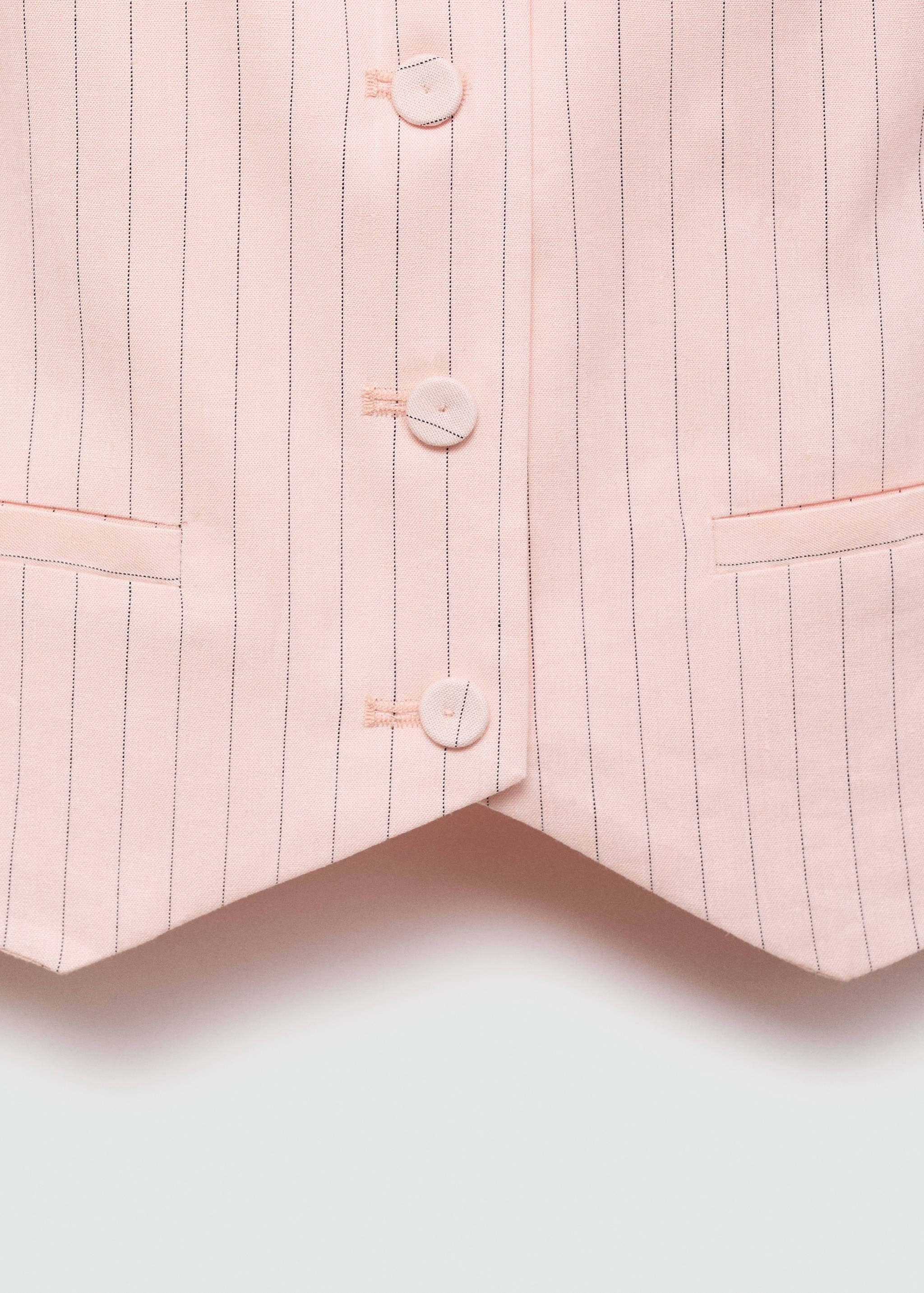 스트라이프 린넨 조끼 - 상품 내역: 8