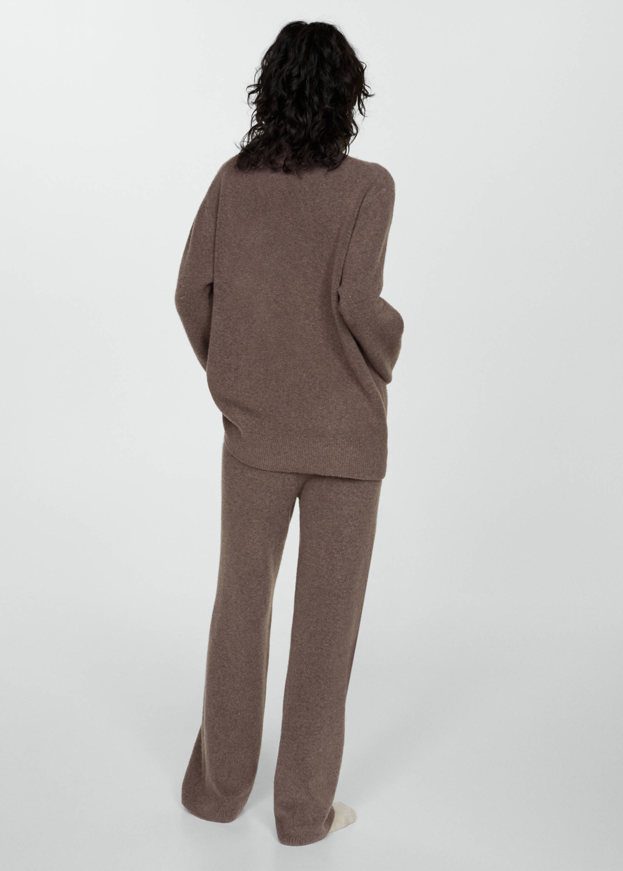 Turtleneck knit sweater - Reverse of the article