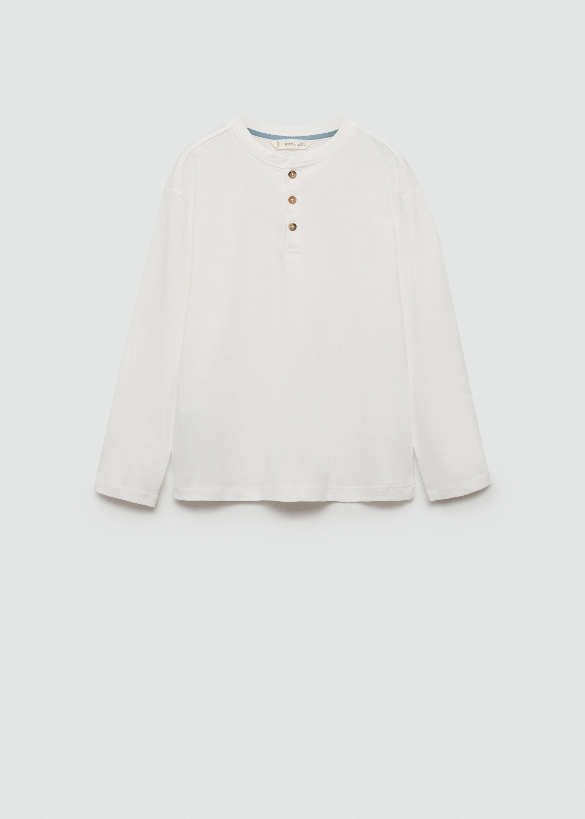 Long sleeve cotton t-shirt - Article without model