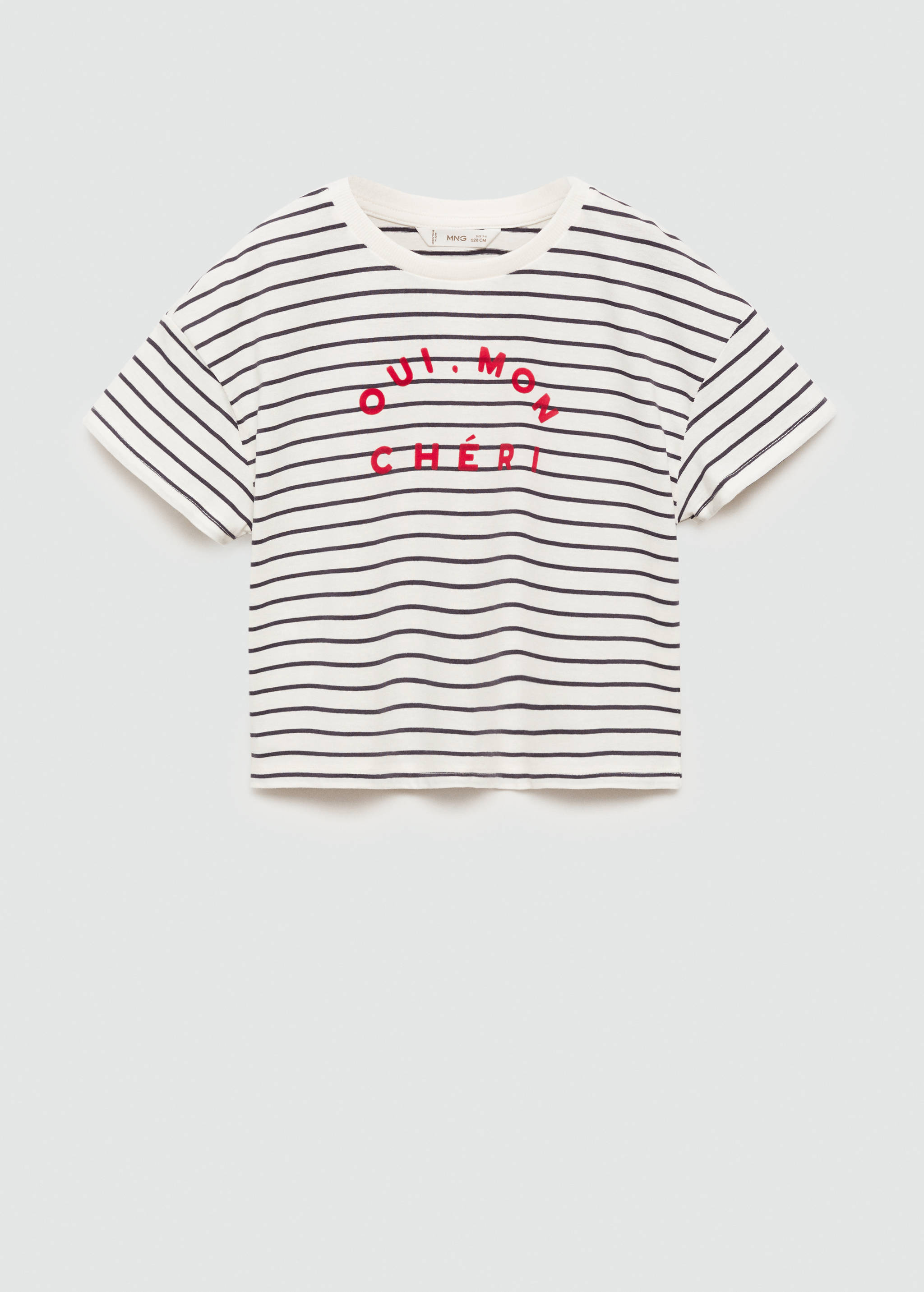 T-shirt coton à rayures - Article sans modèle