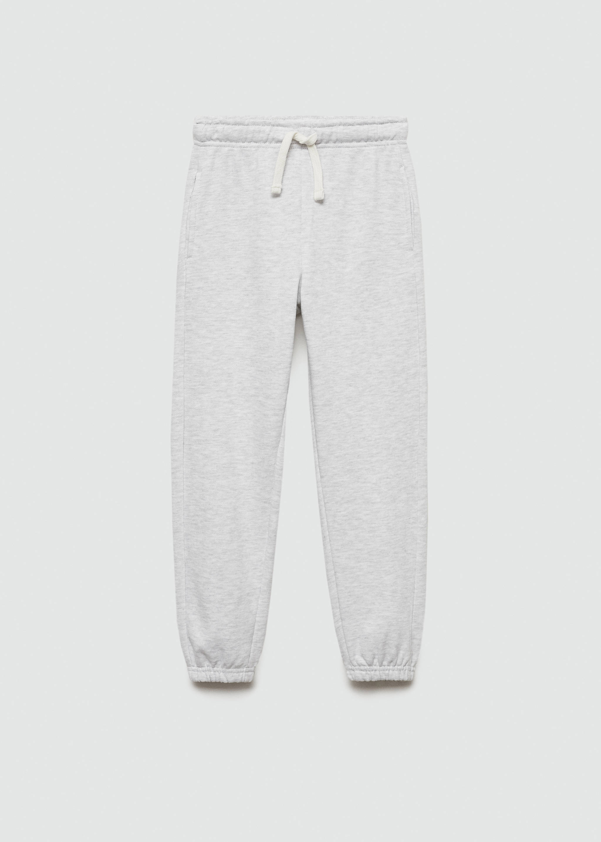 Cotton jogger-style trousers - Article without model