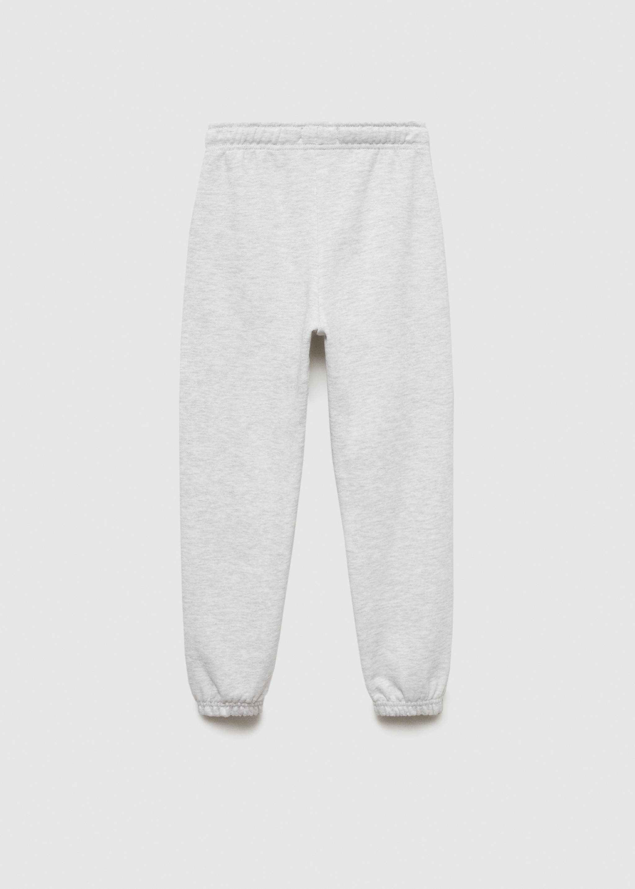 Cotton jogger-style trousers - Reverse of the article