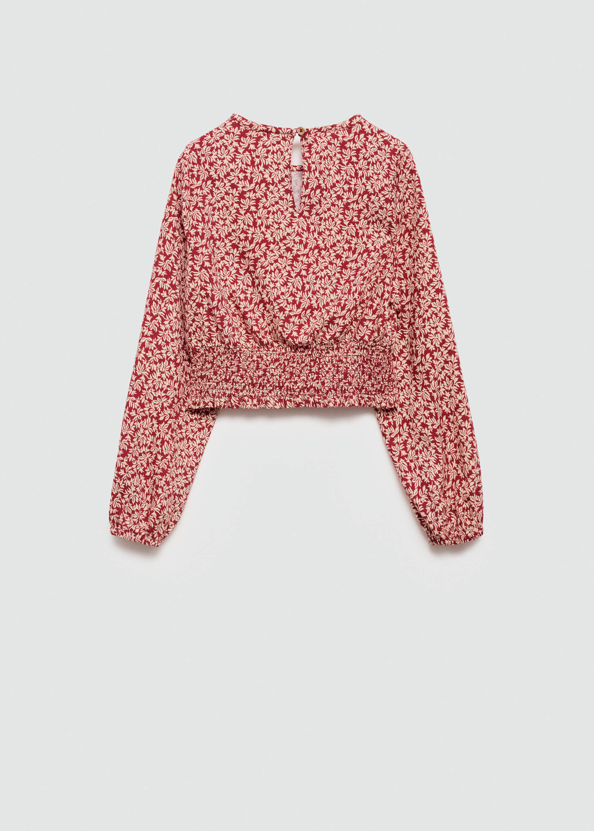 Ruched printed blouse - Reverse of the article