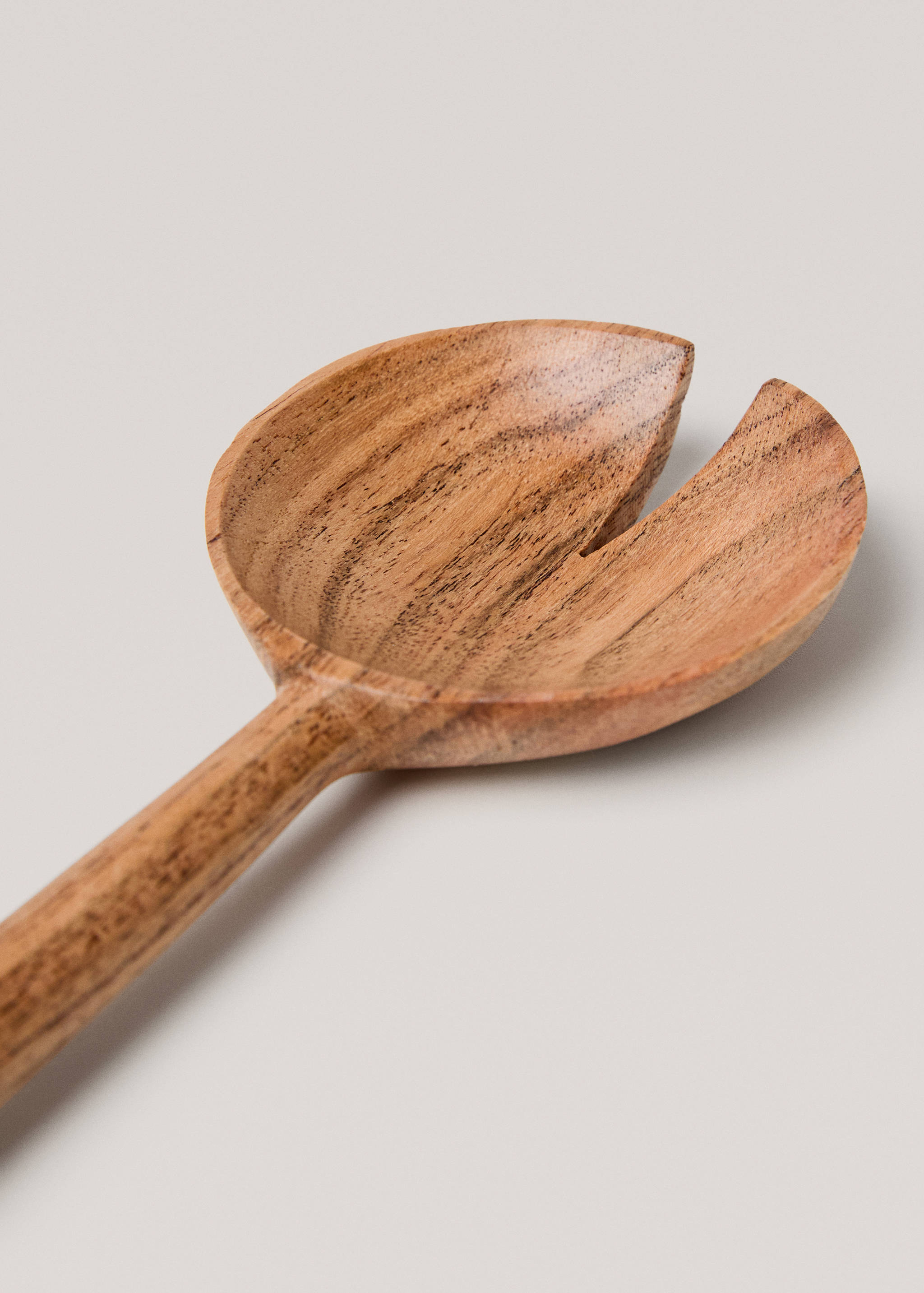 Set of 2 acacia wood serving cutlery - Details of the article 2