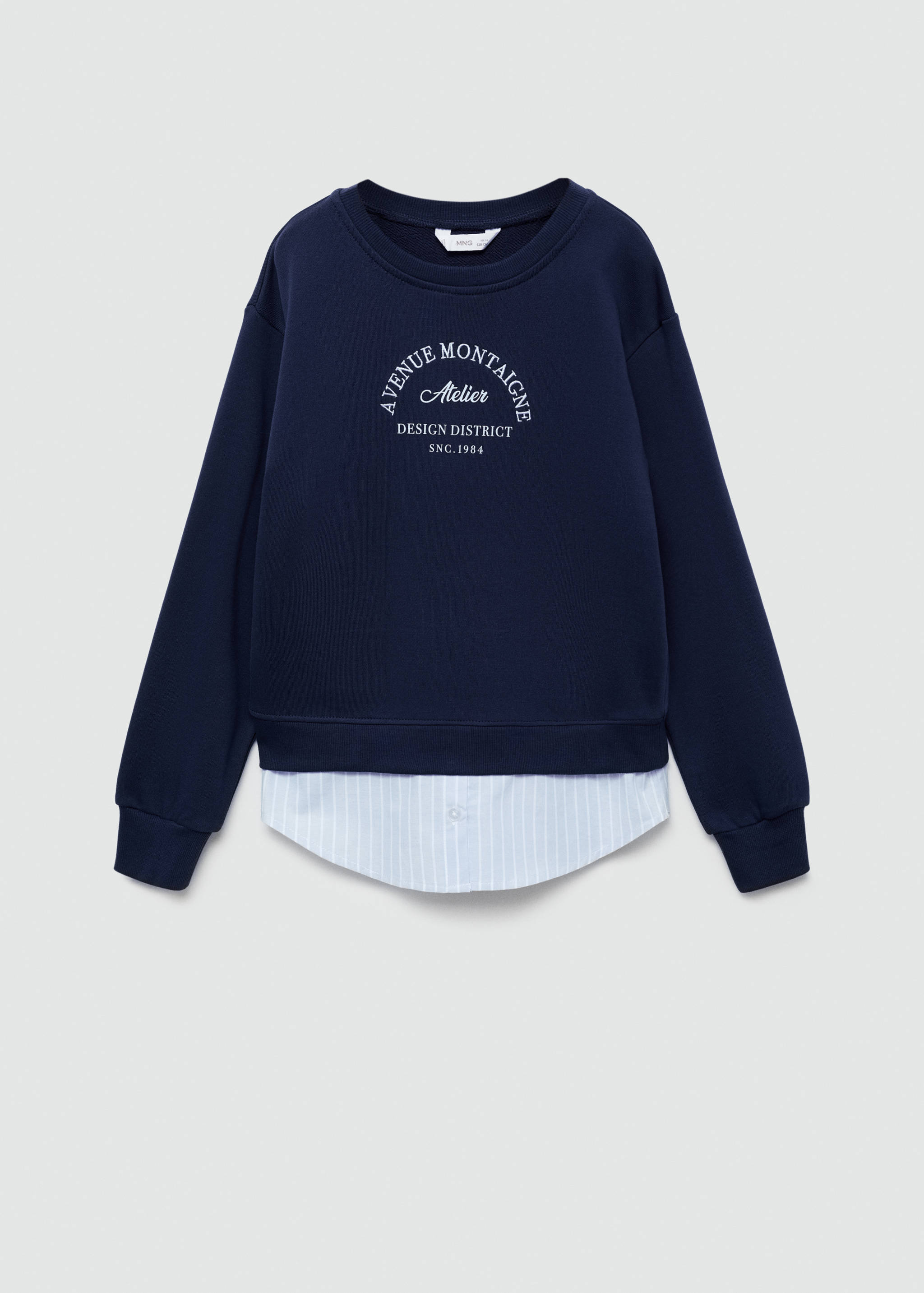 Sudadera bajo camisero rayas - Artículo sin modelo